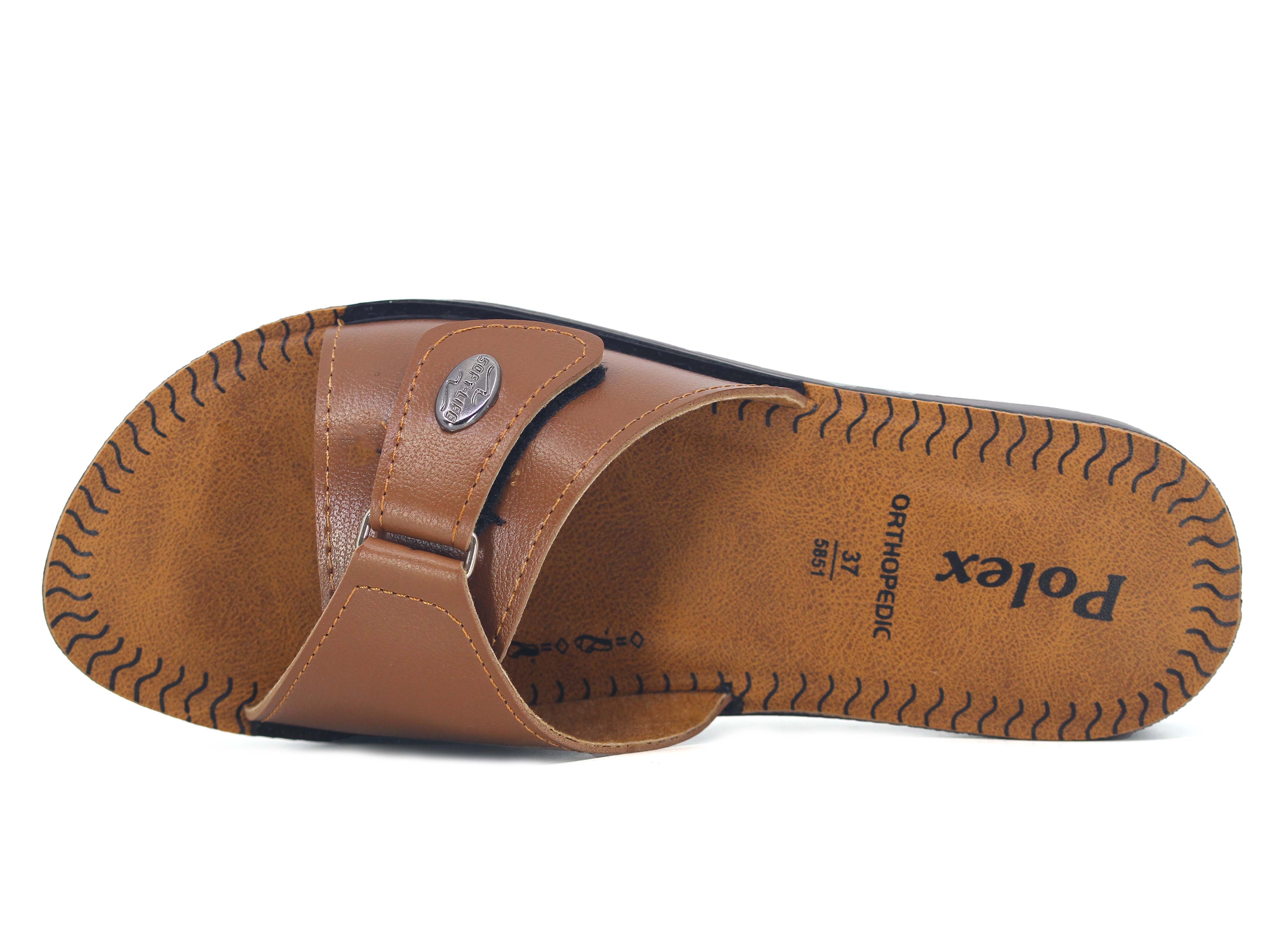 Polex Zenne 5853-C Cırtlı Tokalı Pedli Günlük Terlik - 2