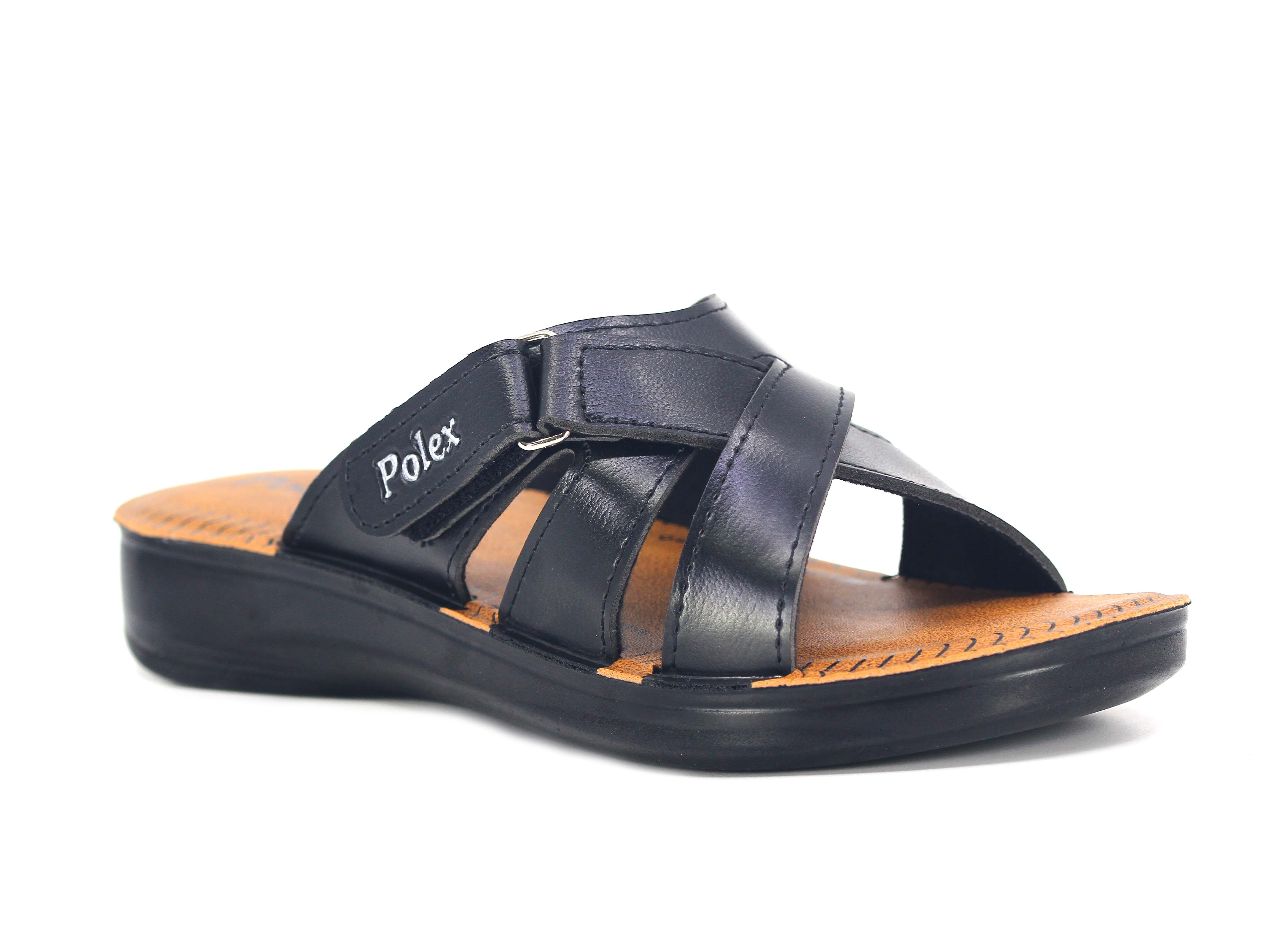 Polex Zenne 5860-C Çapraz Cırtlı Pedli Günlük Terlik - 1
