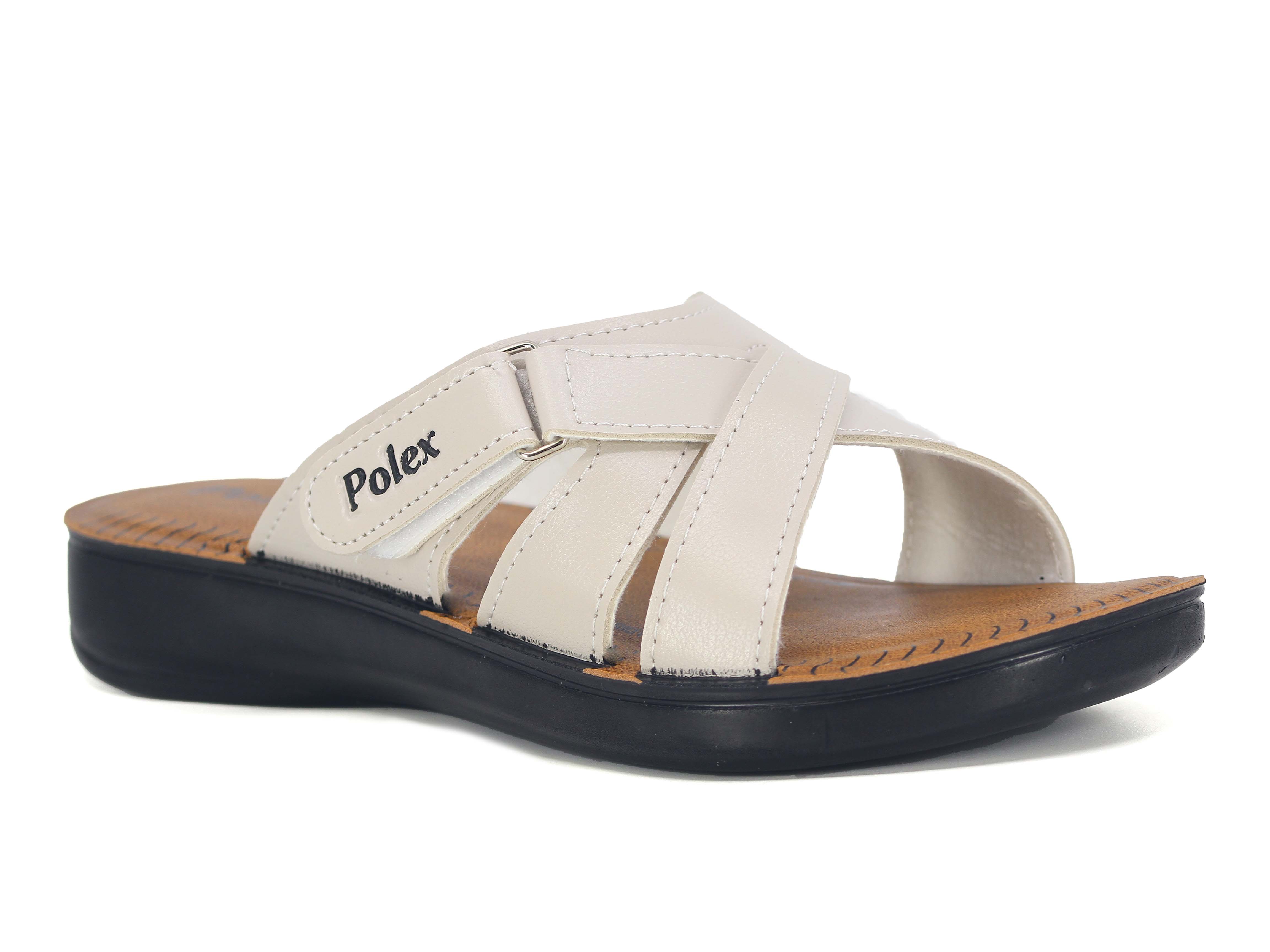 Polex Zenne 5860-C Çapraz Cırtlı Pedli Günlük Terlik - 1