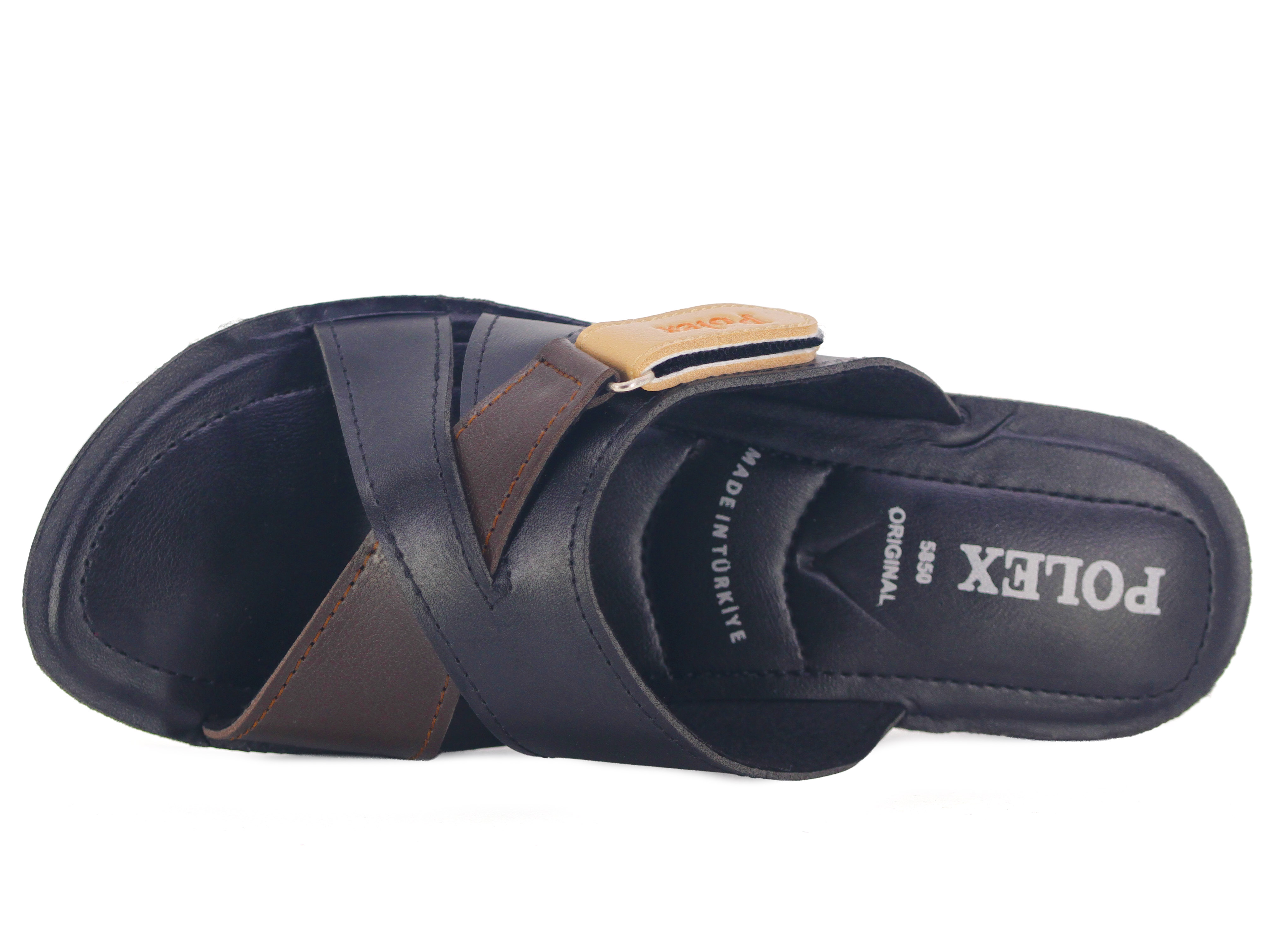 Polex Zenne 5860-C Çapraz Cırtlı Pedli Günlük Terlik - 2