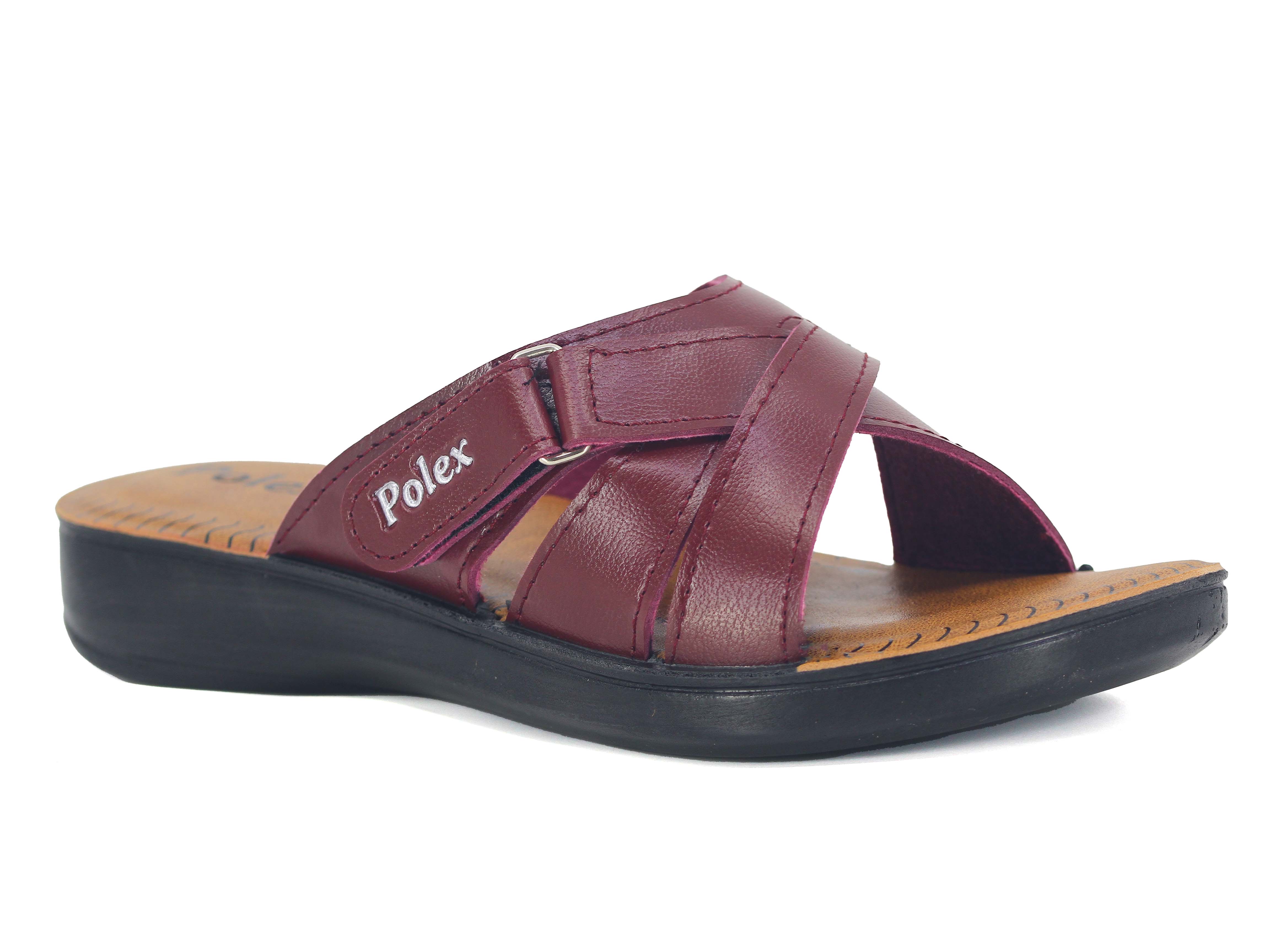 Polex Zenne 5860-C Çapraz Cırtlı Pedli Günlük Terlik