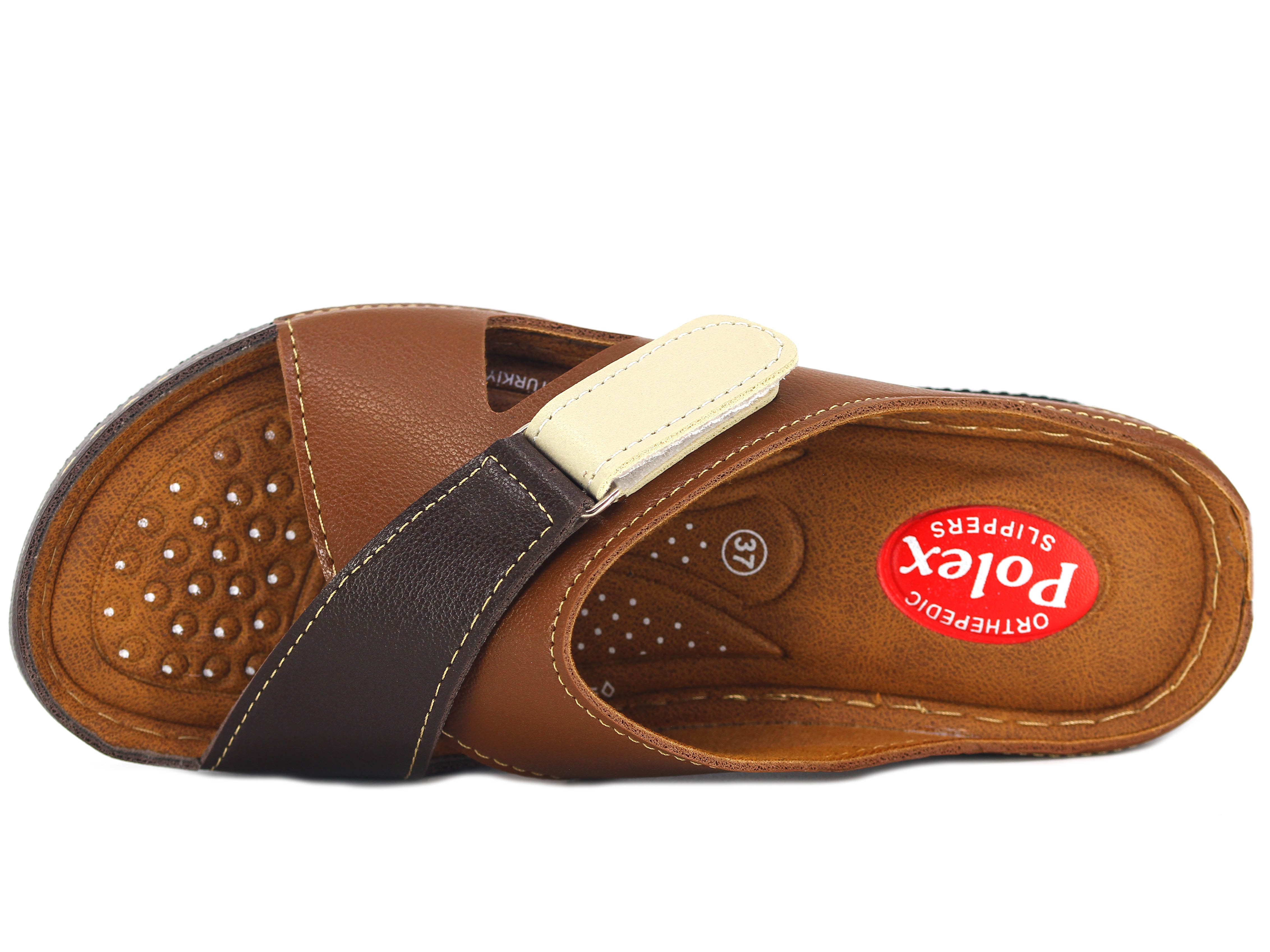 Polex Zenne 15155 Çapraz Cırtlı Monta Günlük Terlik - 2