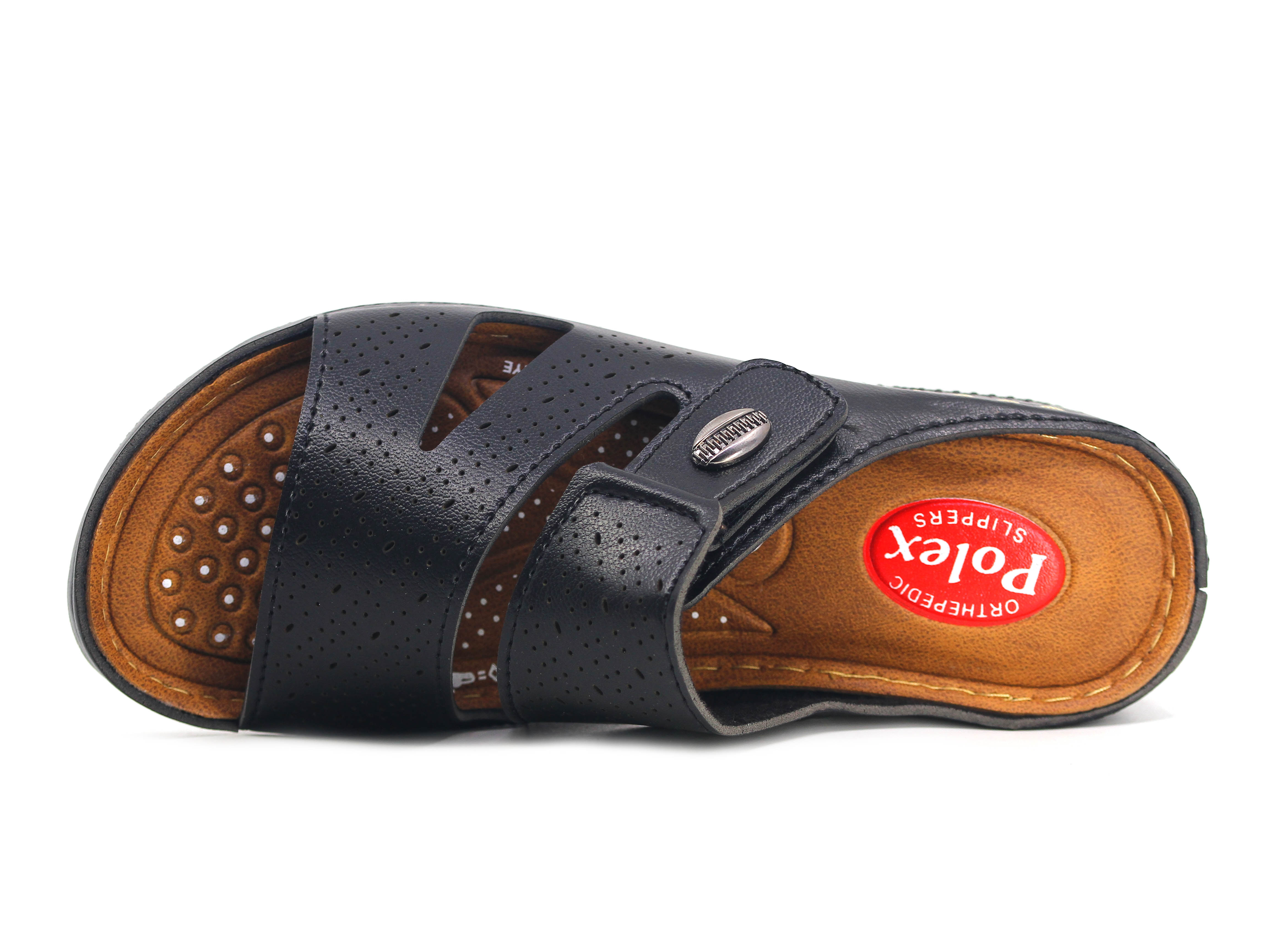 Polex Zenne 15151 Yan Cırtlı Monta Günlük Terlik - 2