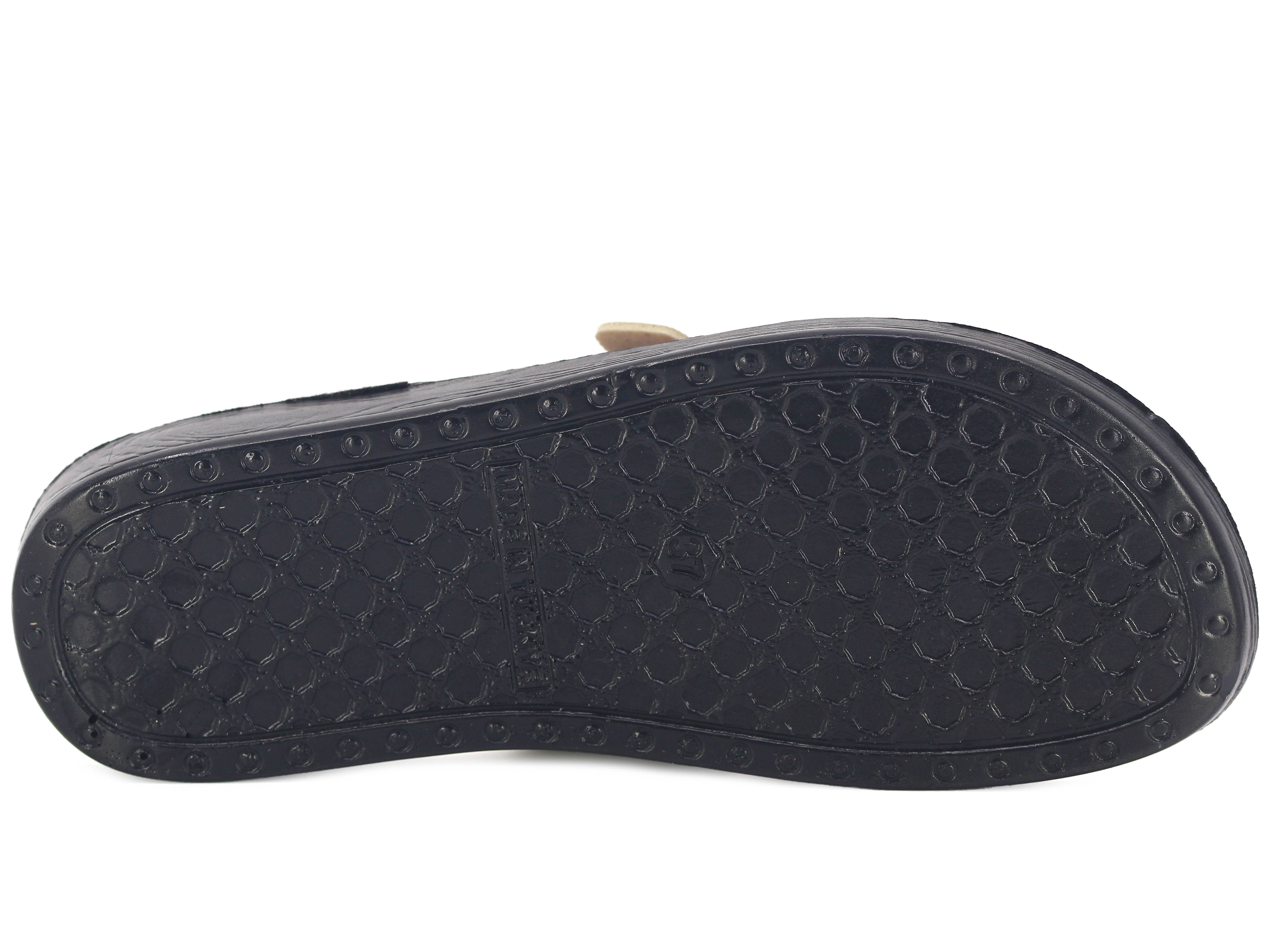 Polex Zenne 5063-C Tek Toka Çift Bant Parçalı Günlük Terlik - 3