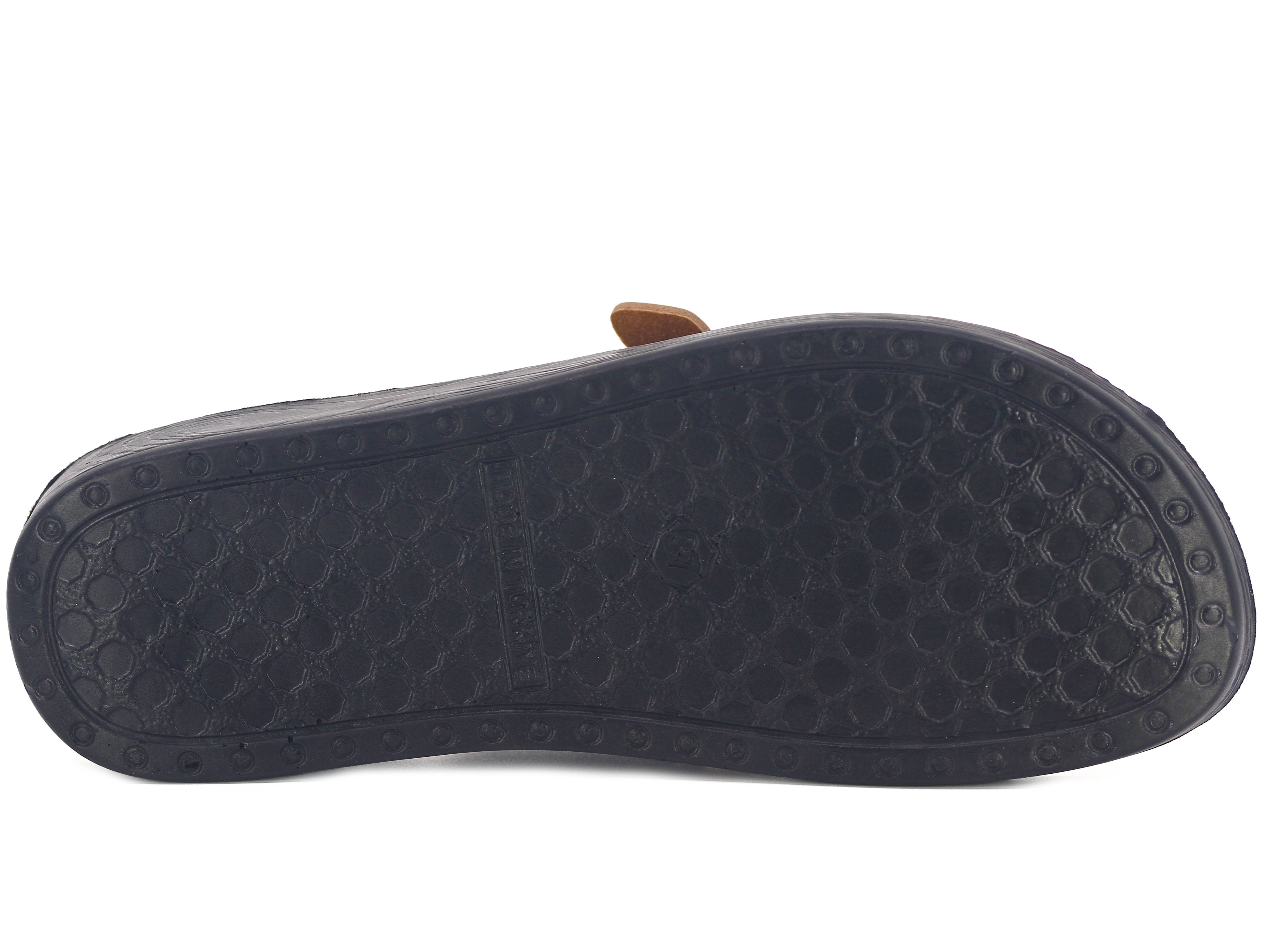 Polex Zenne 5063-C Tek Toka Çift Bant Parçalı Günlük Terlik - 3