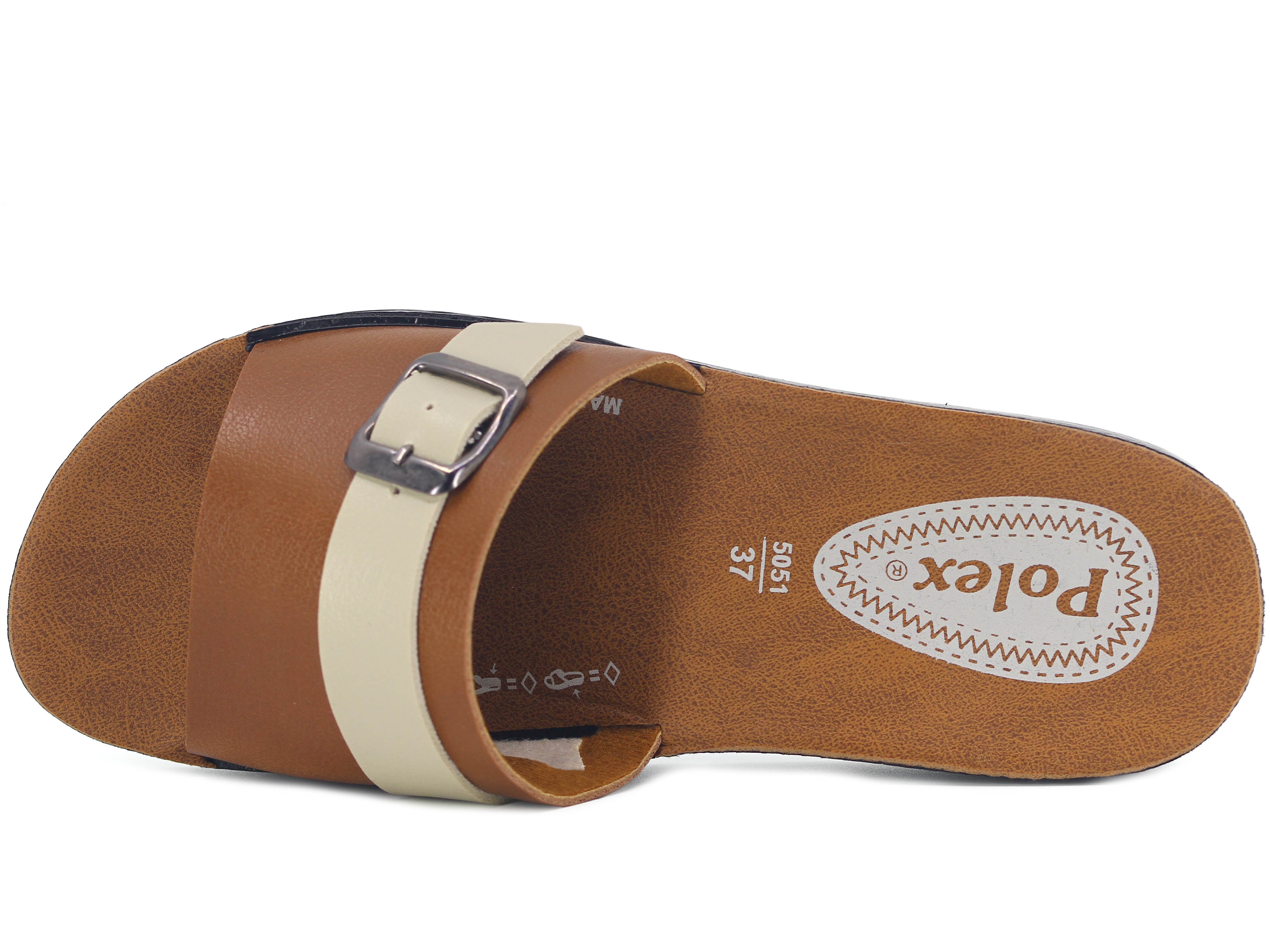 Polex Zenne 5065-C Düz Yük Tek Toka Günlük Terlik - 2