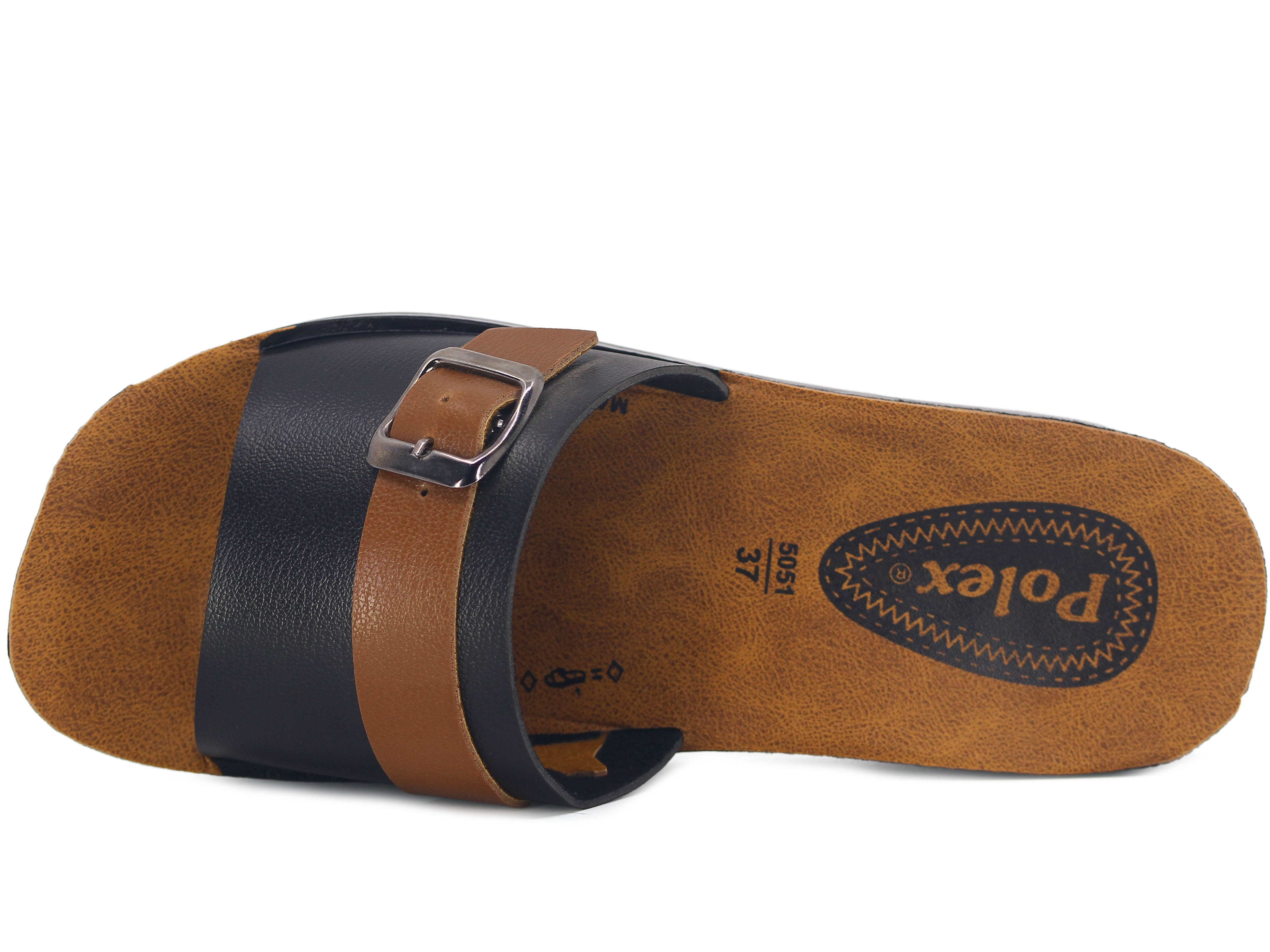 Polex Zenne 5065-C Düz Yük Tek Toka Günlük Terlik - 2
