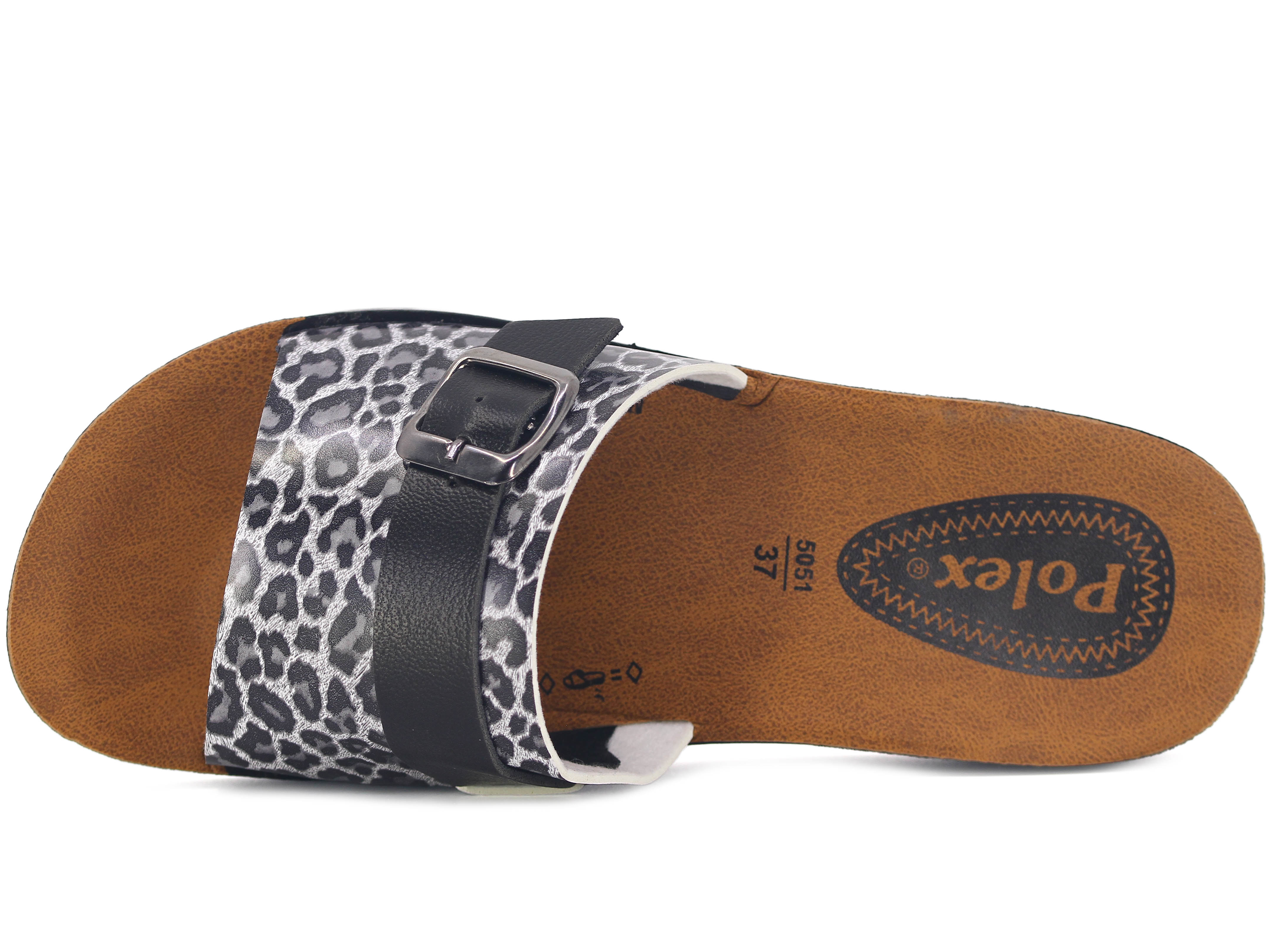 Polex Zenne 5065-C Düz Yük Tek Toka Günlük Terlik - 2