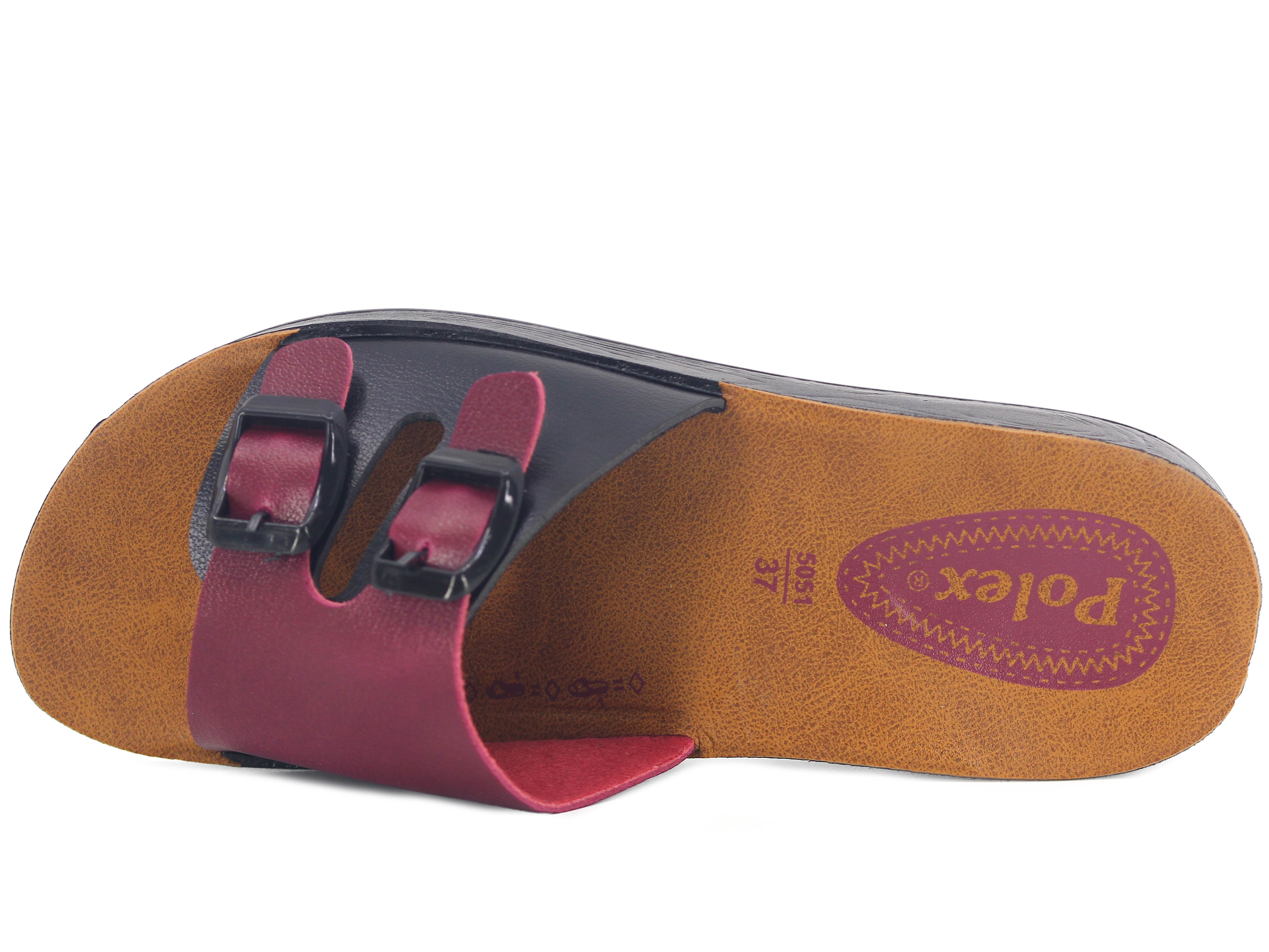 Polex Zenne 5064-C Çift Toka Parçalı Günlük Terlik - 2