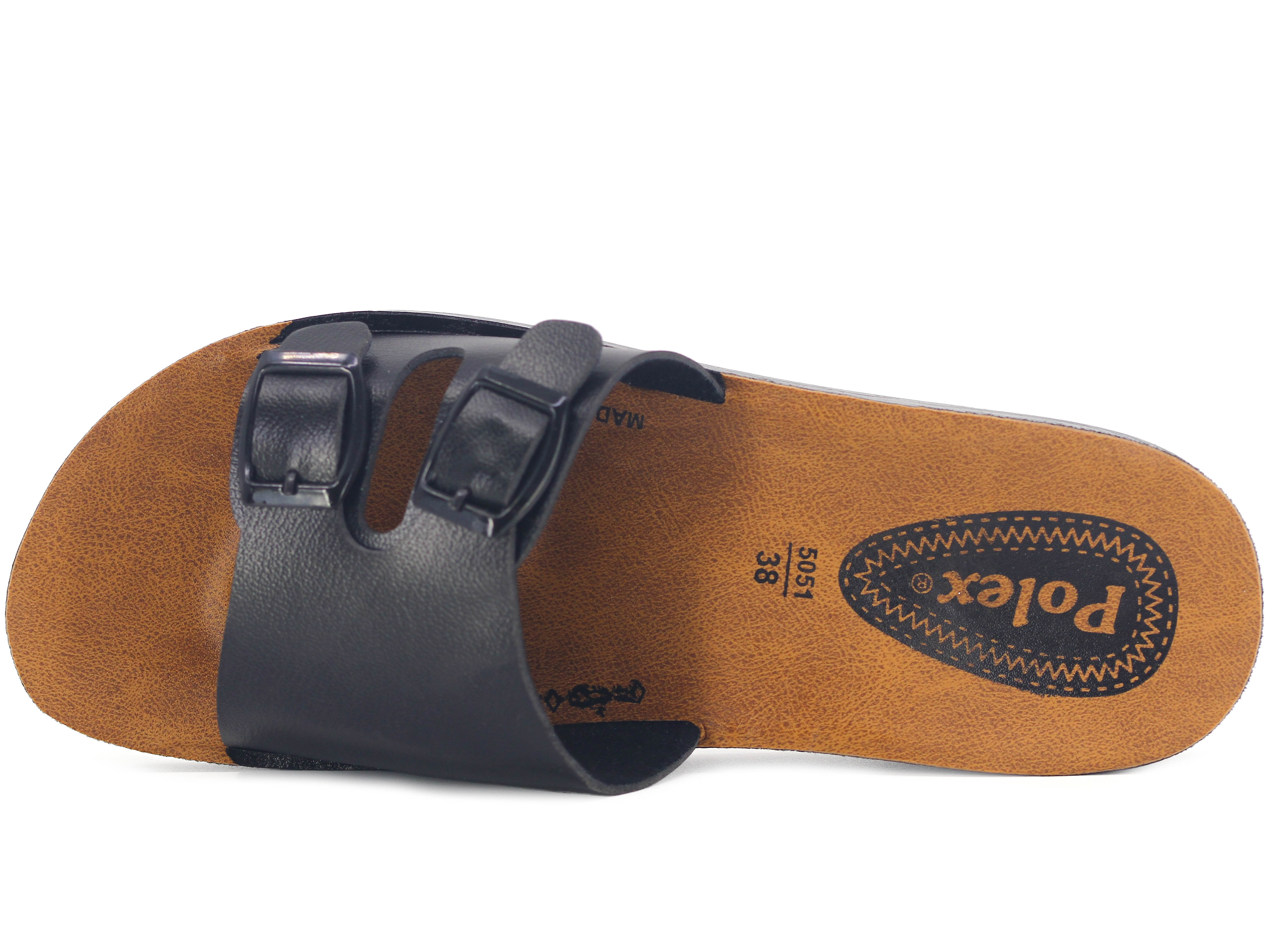 Polex Zenne 5064-C Çift Toka Parçalı Günlük Terlik - 2