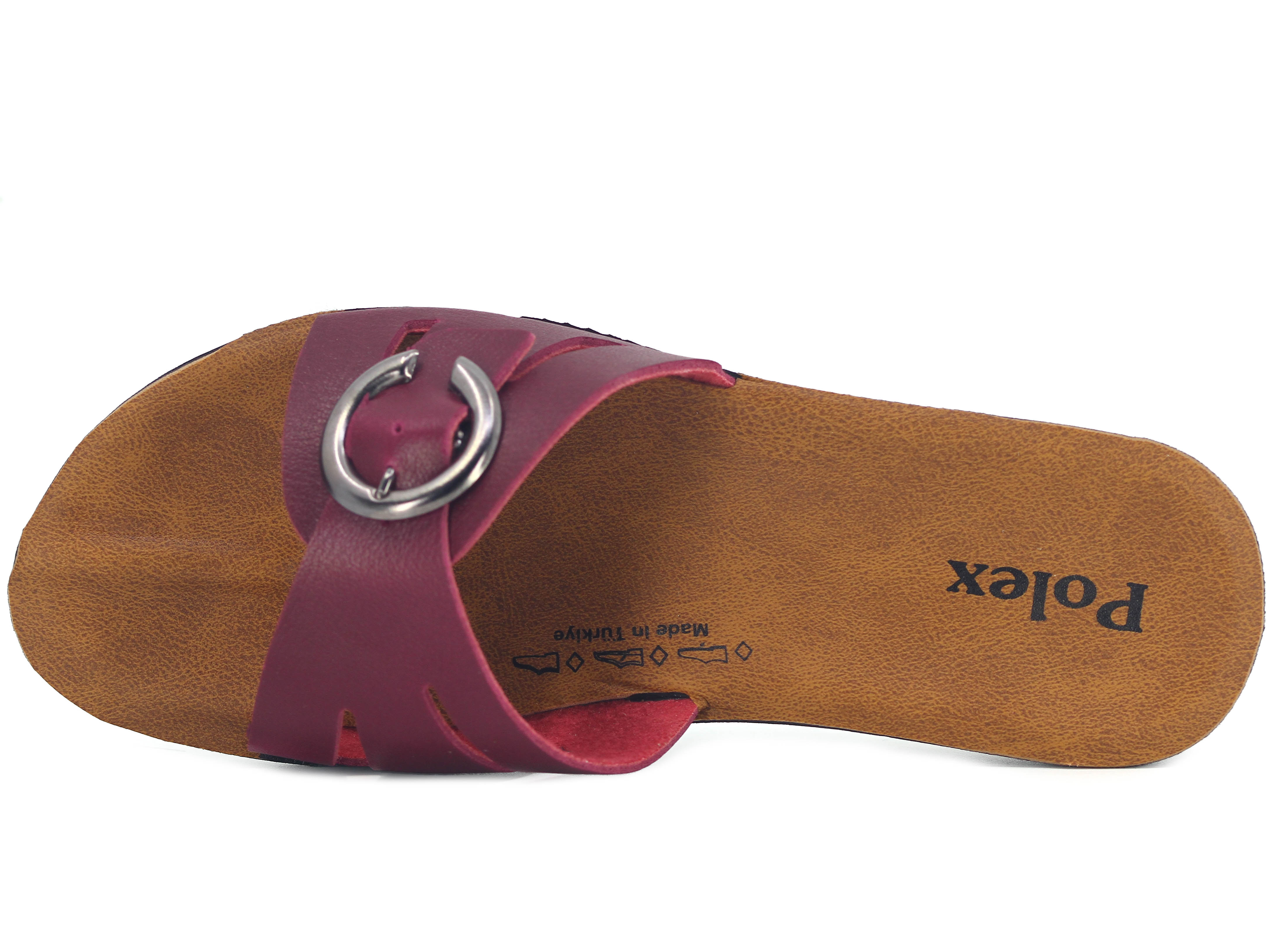 Polex Zenne 5311-C Yuvarlak Toka Delikli Ekstra Günlük Terlik - 2