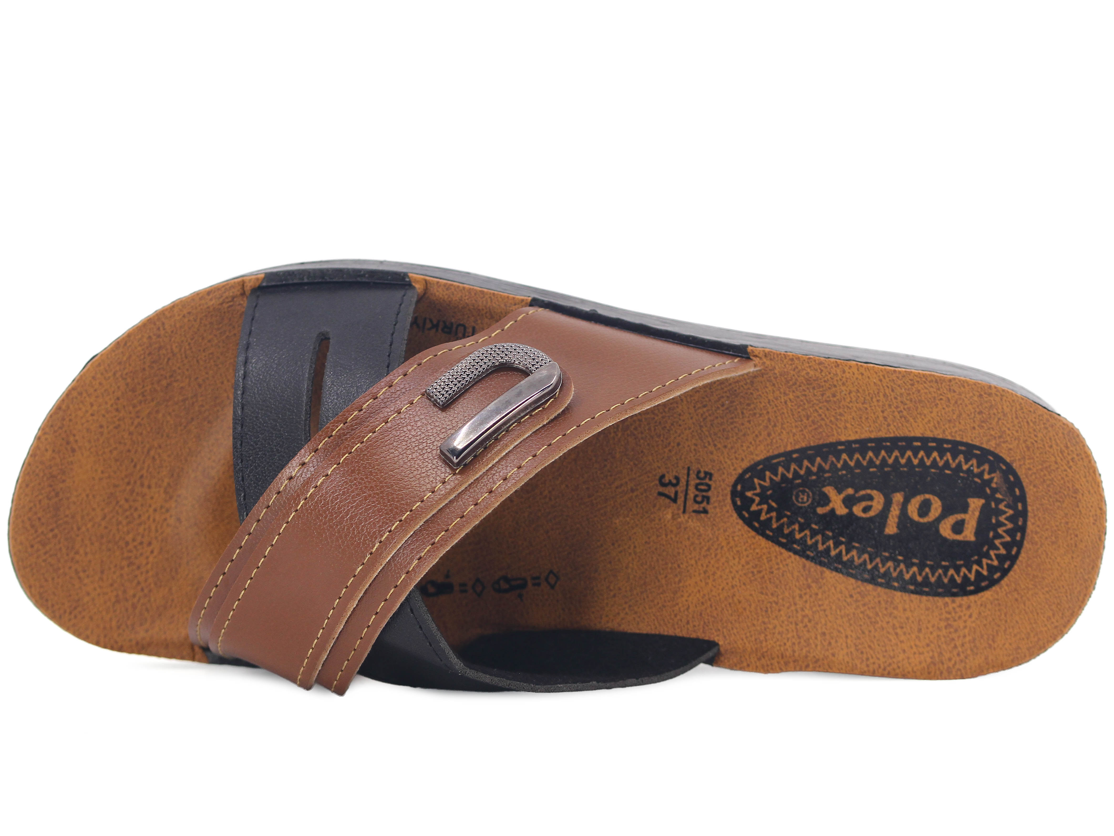 Polex Zenne 5070-C Çapraz Süs Tokalı Günlük Terlik - 2