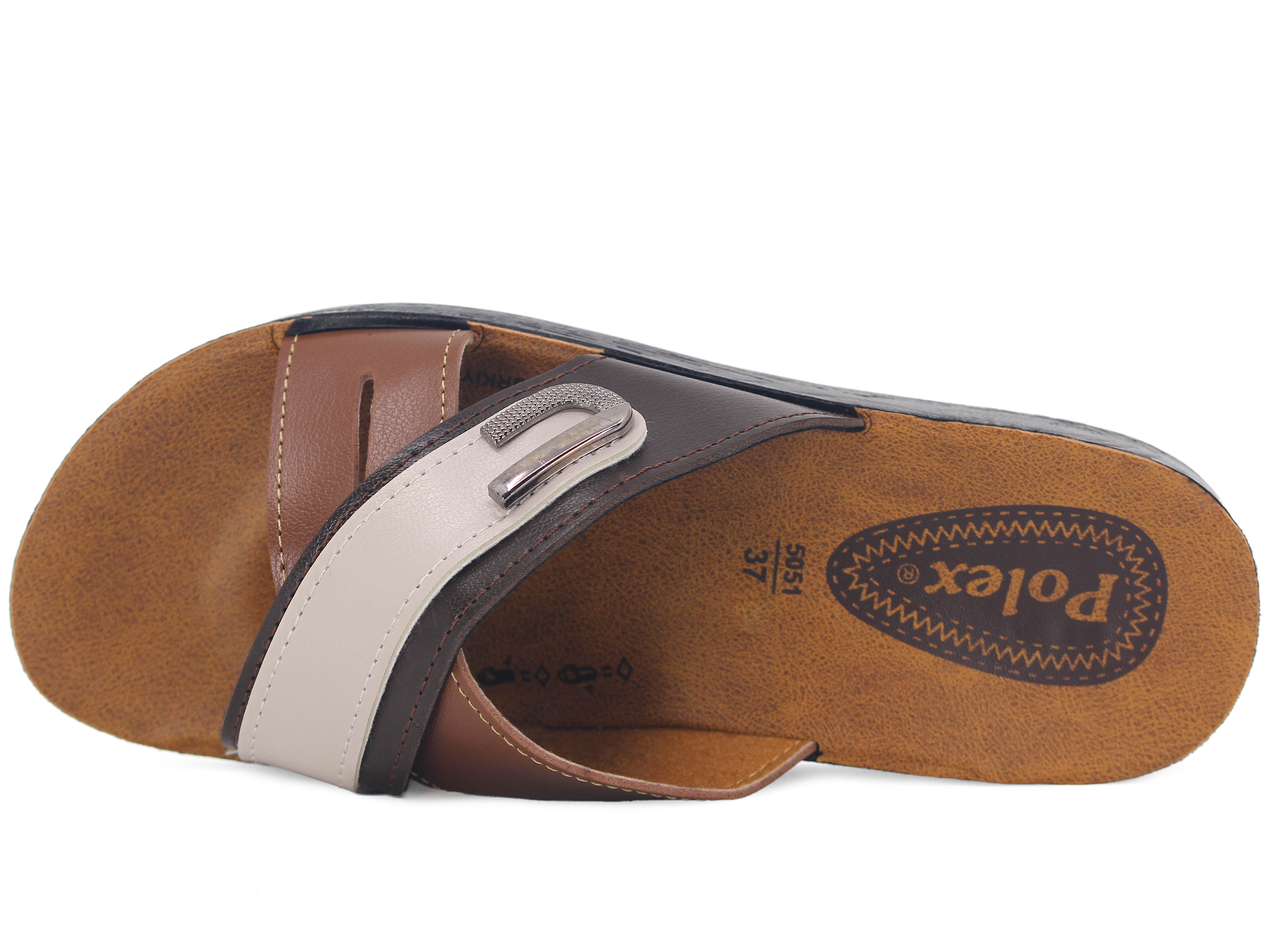 Polex Zenne 5070-C Çapraz Süs Tokalı Günlük Terlik - 2