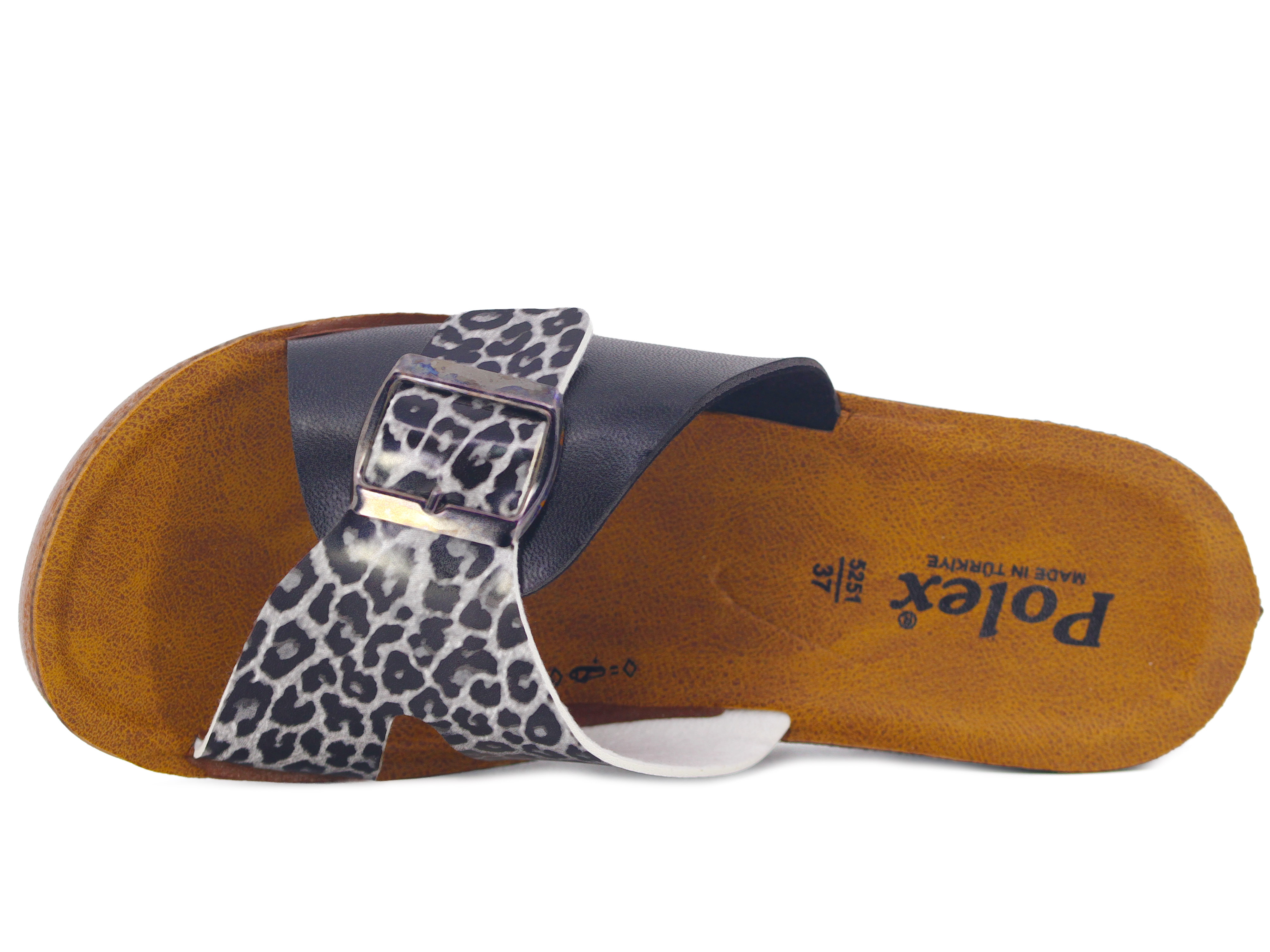 Polex Zenne 5259-C Tek Toka Dört Bacak Traktör Taban Günlük Terlik - 2