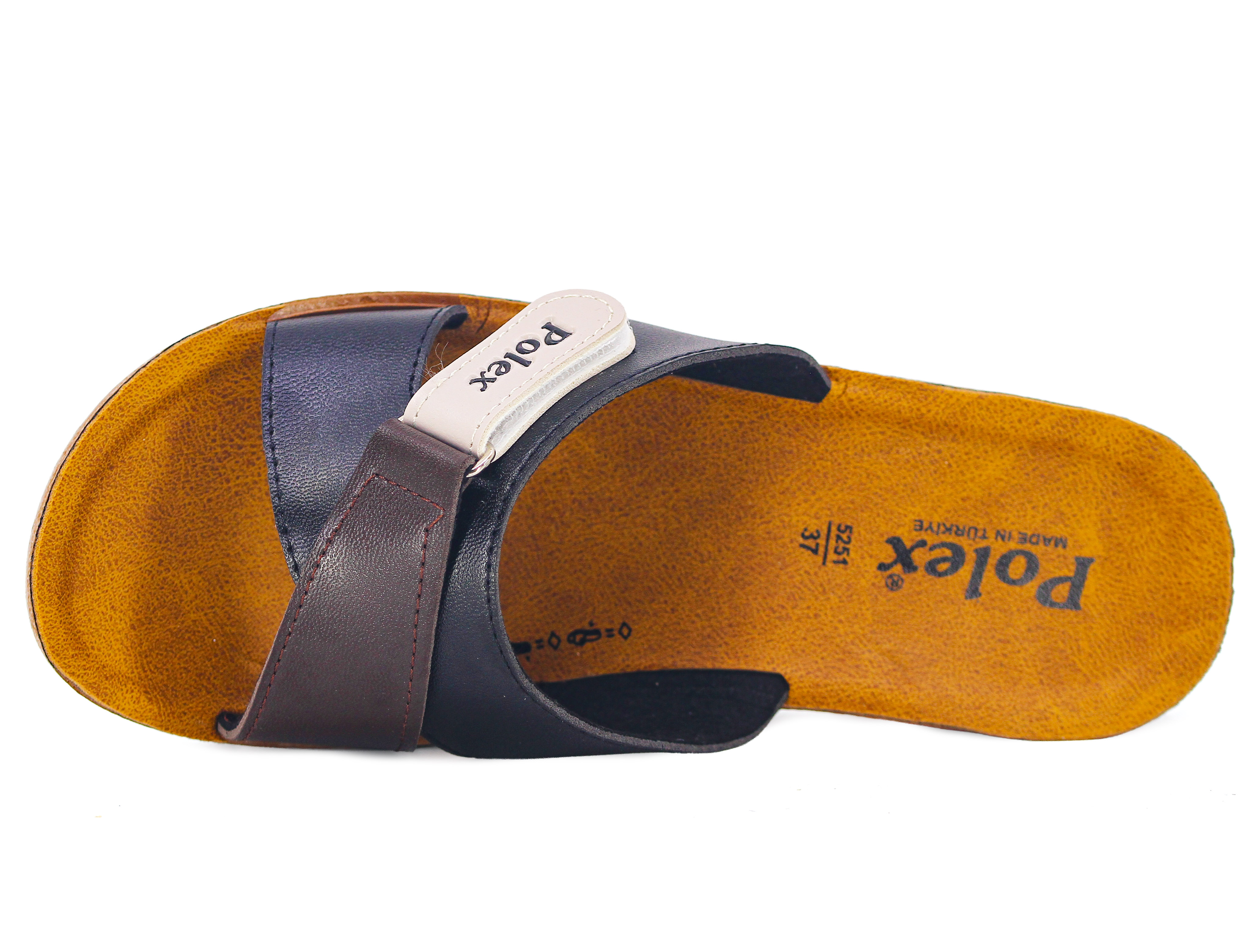 Polex Zenne 5263-C Yandan Cırtlı Traktör Taban Günlük Terlik - 2