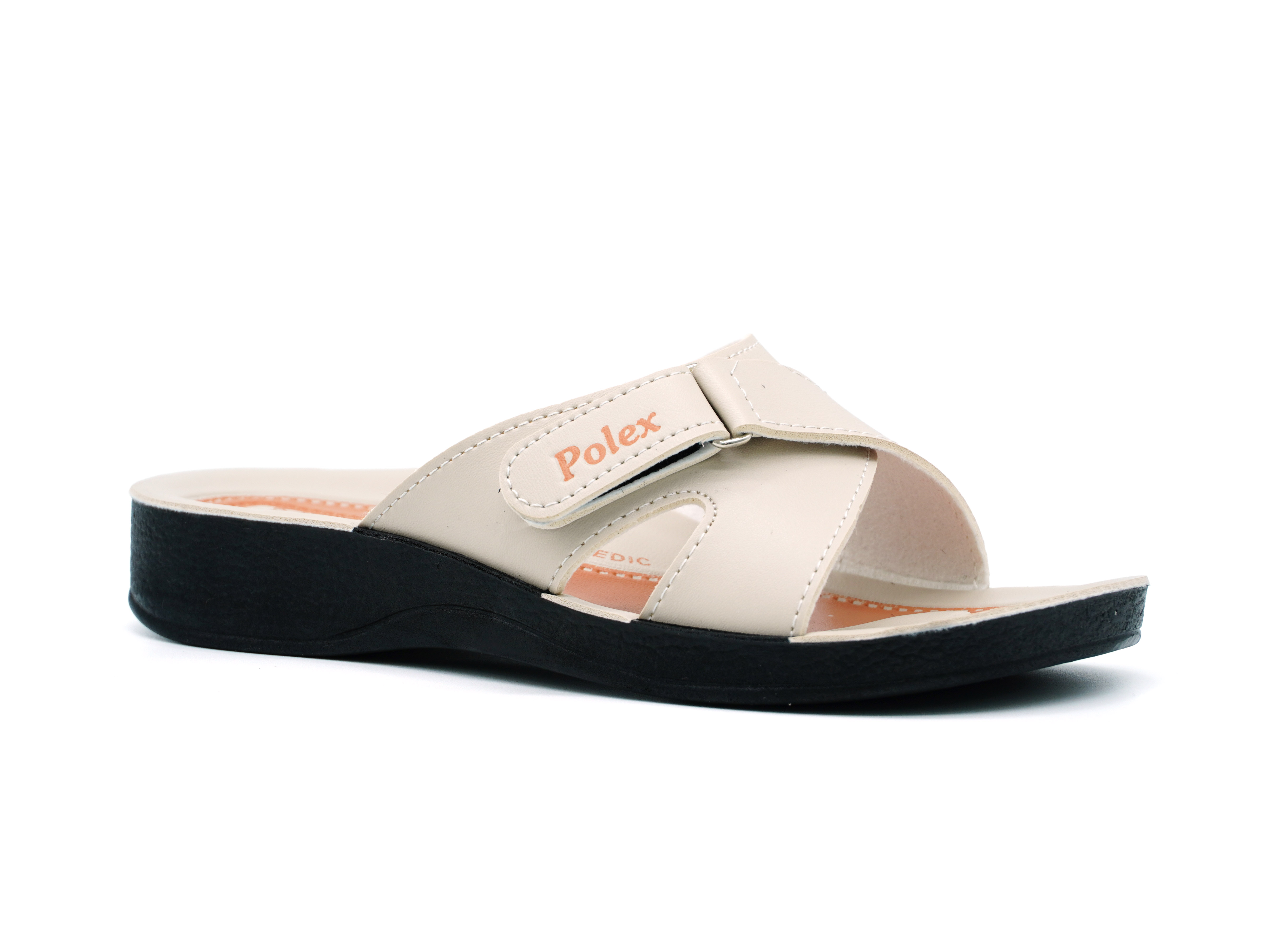 Polex Zenne 5004-C Esem Çapraz Cırtlı Poşetli Günlük Terlik