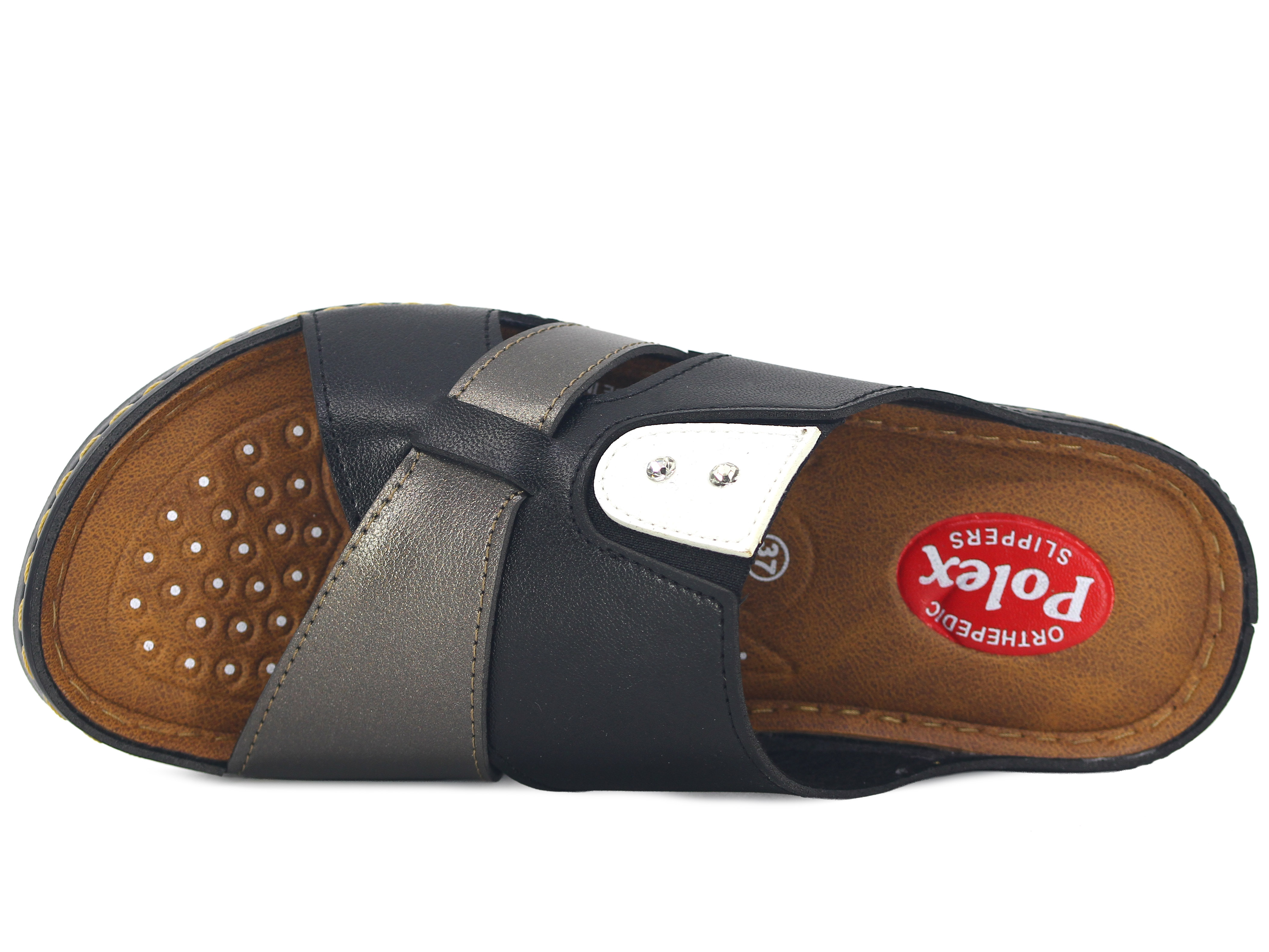 Polex Zenne 15167 İki İncili Monta Monta Günlük Terlik - 2