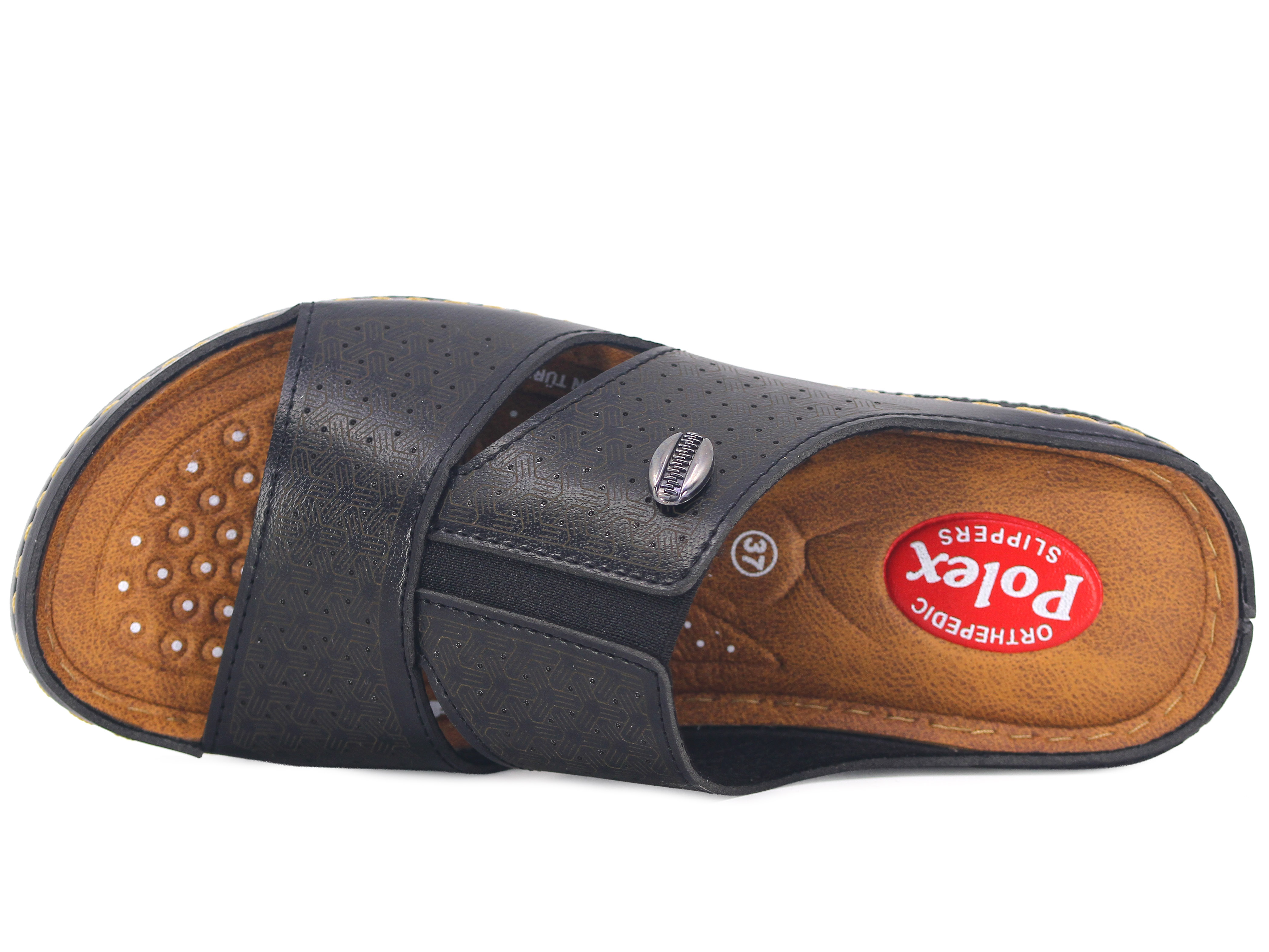 Polex Zenne 15168 Lazerli Lastikli Monta Günlük Terlik - 2