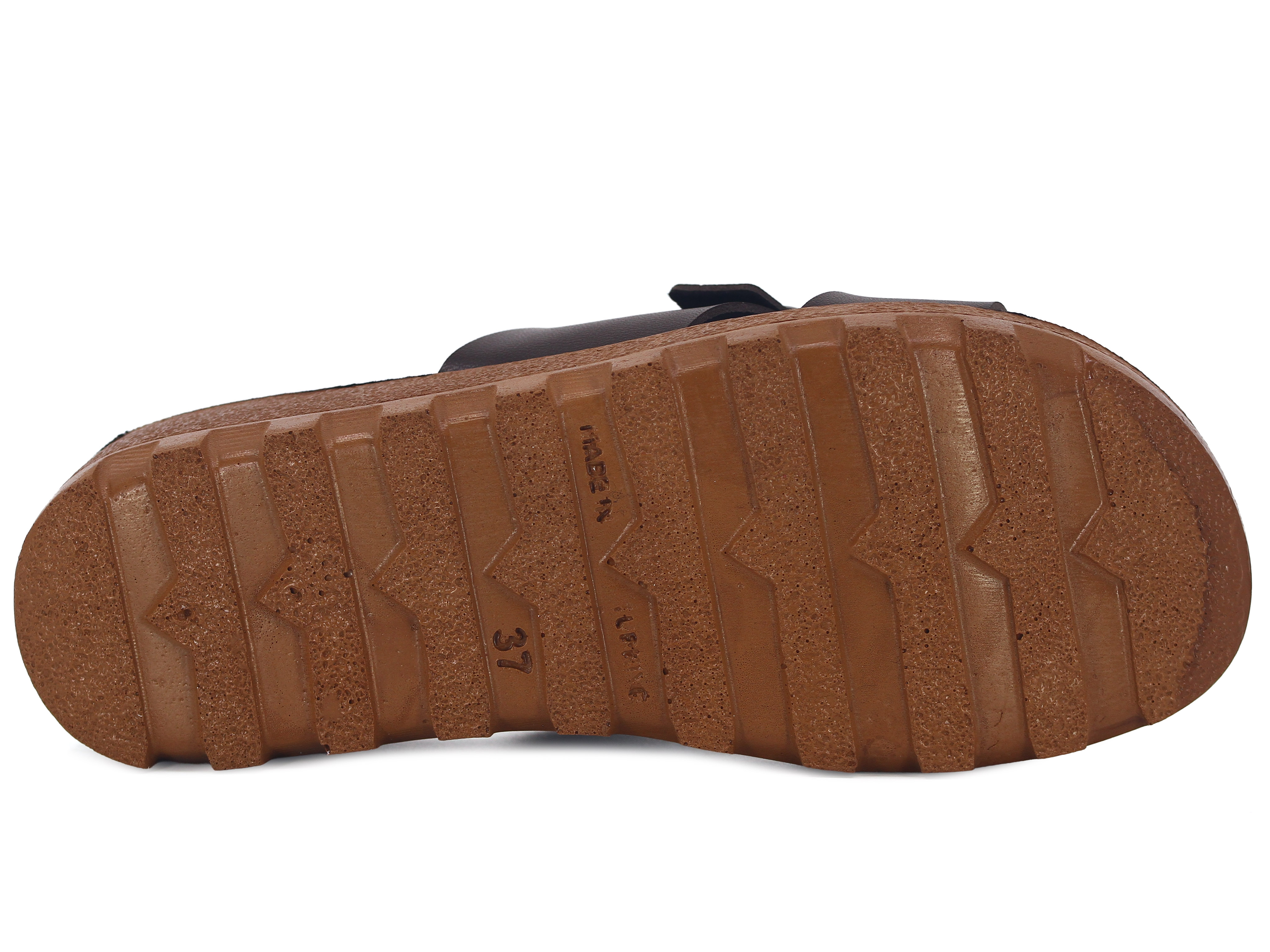 Polex Zenne 5264-C Üç Bant Tek Toka Traktör Günlük Terlik - 3