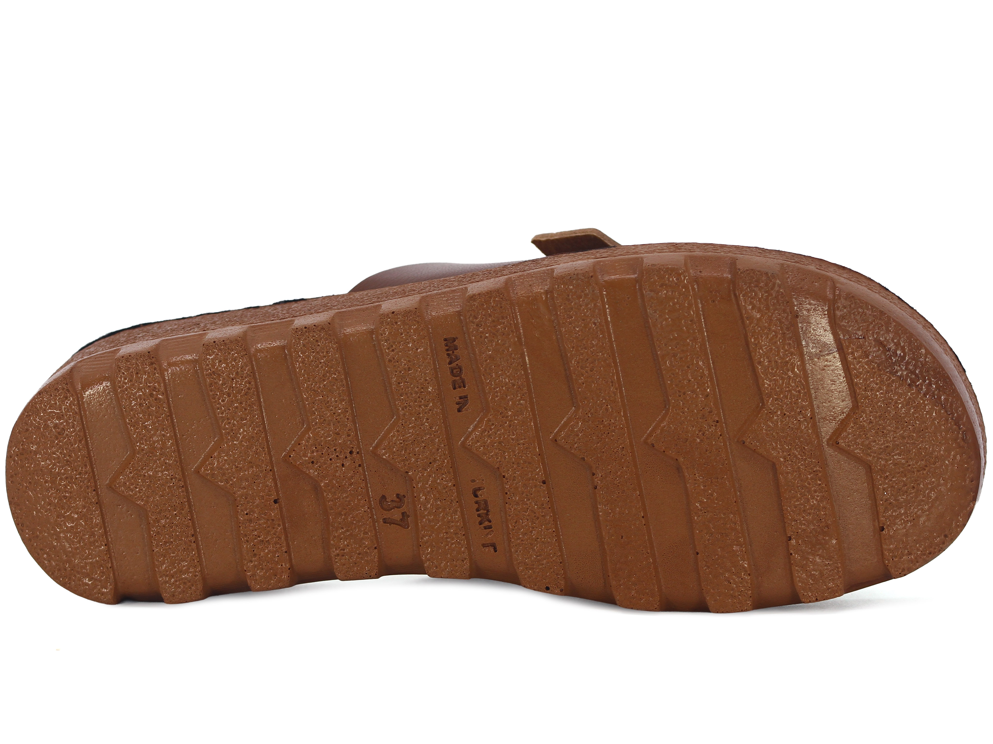 Polex Zenne 5264-C Üç Bant Tek Toka Traktör Günlük Terlik - 3