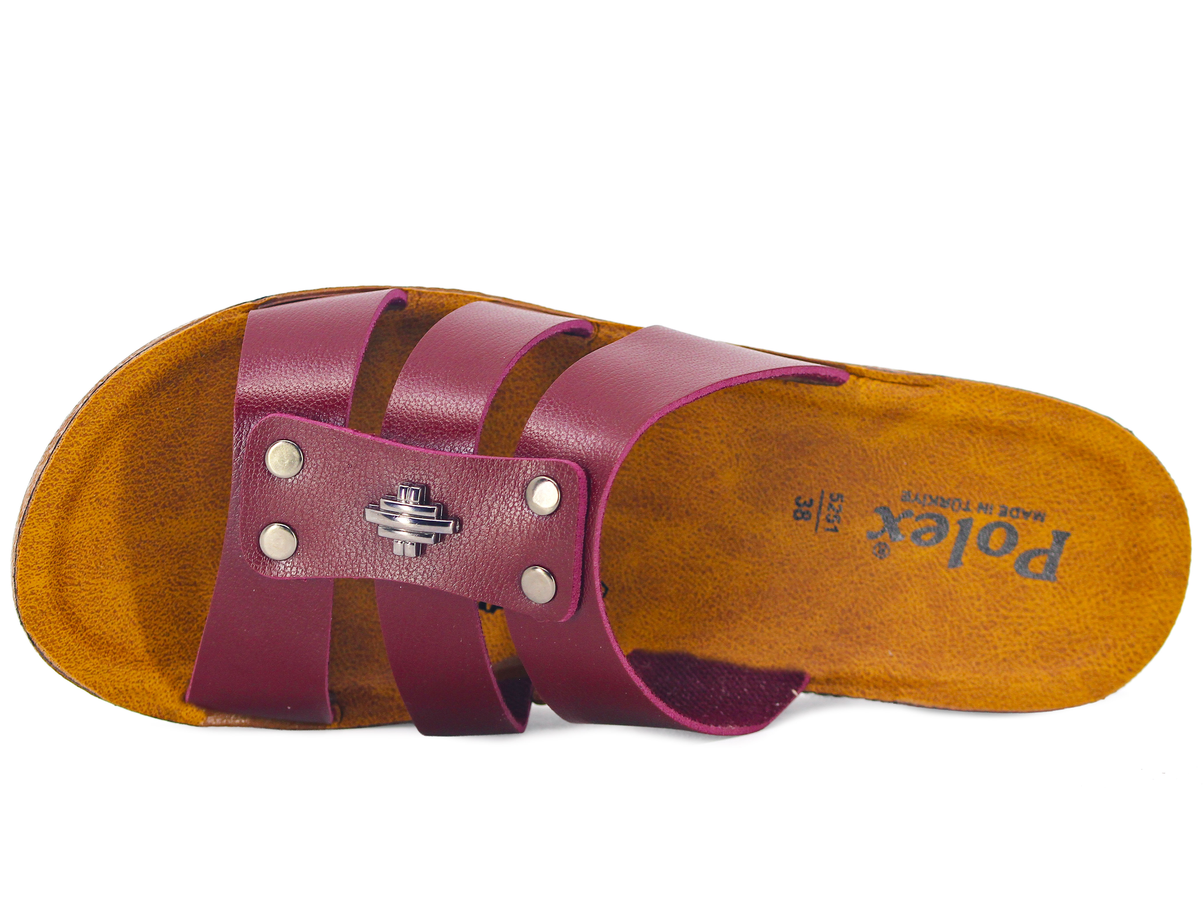 Polex Zenne 5265-C Rivetli Traktör Taban Günlük Terlik - 2