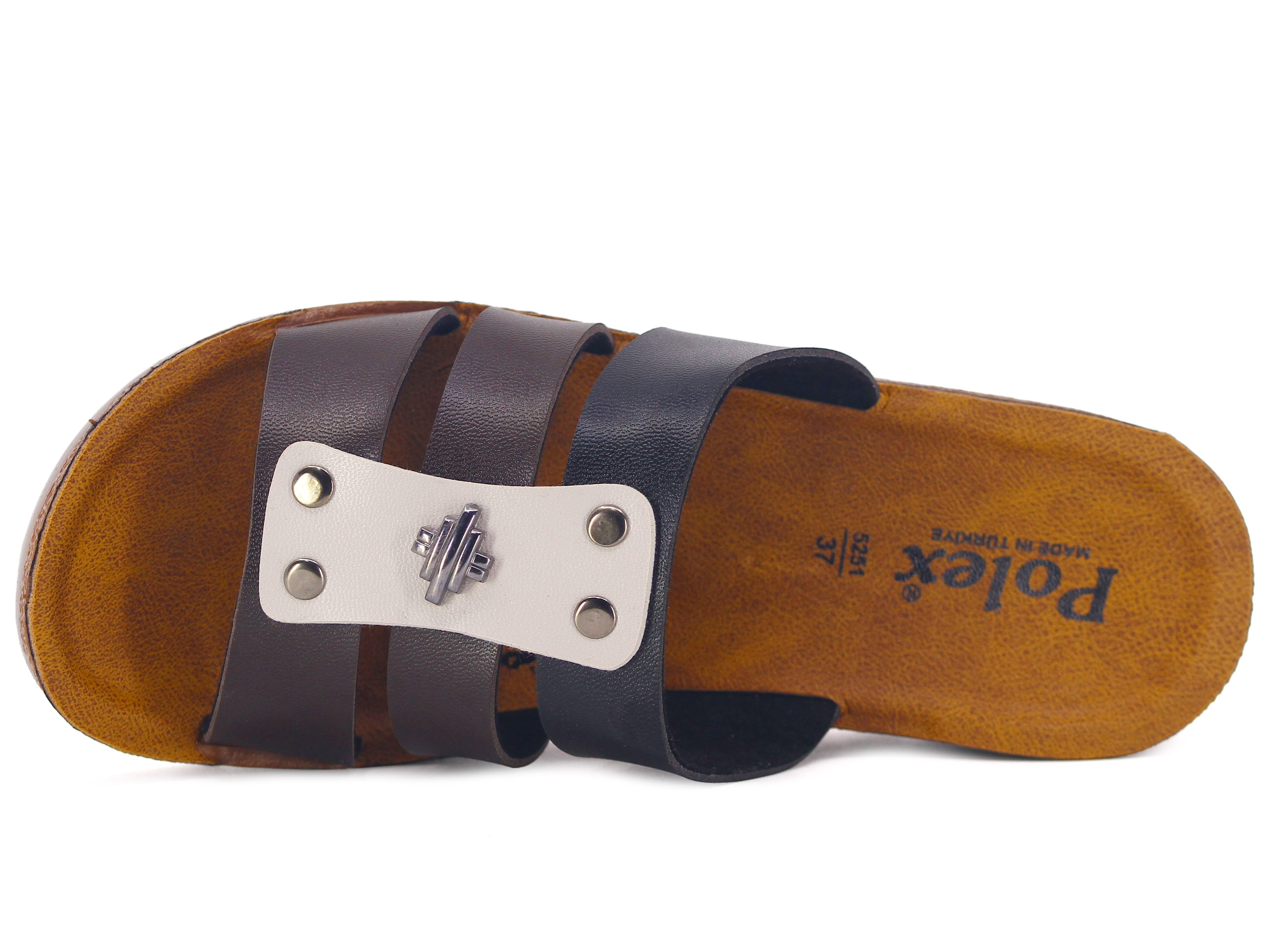 Polex Zenne 5265-C Rivetli Traktör Taban Günlük Terlik - 2