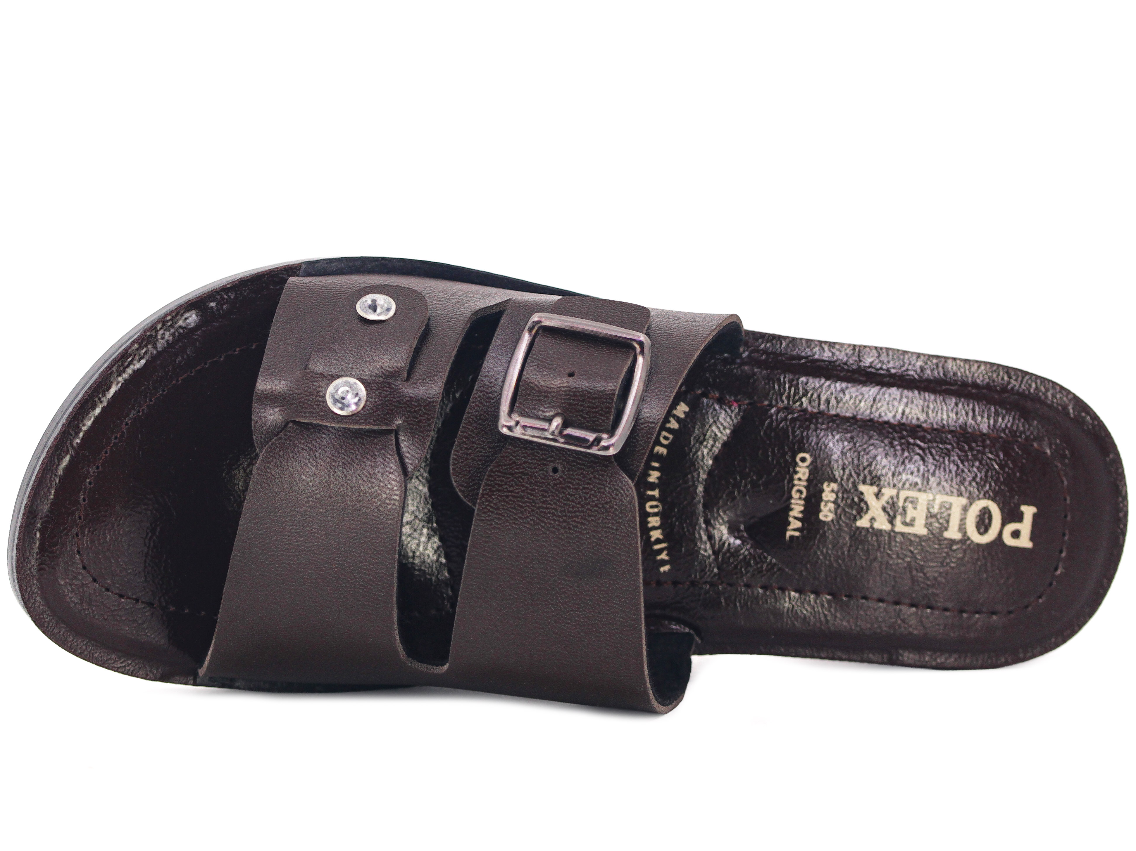 Polex Zenne 5868-C Tek Toka Damla Taşlı Pedli Günlük Terlik - 2
