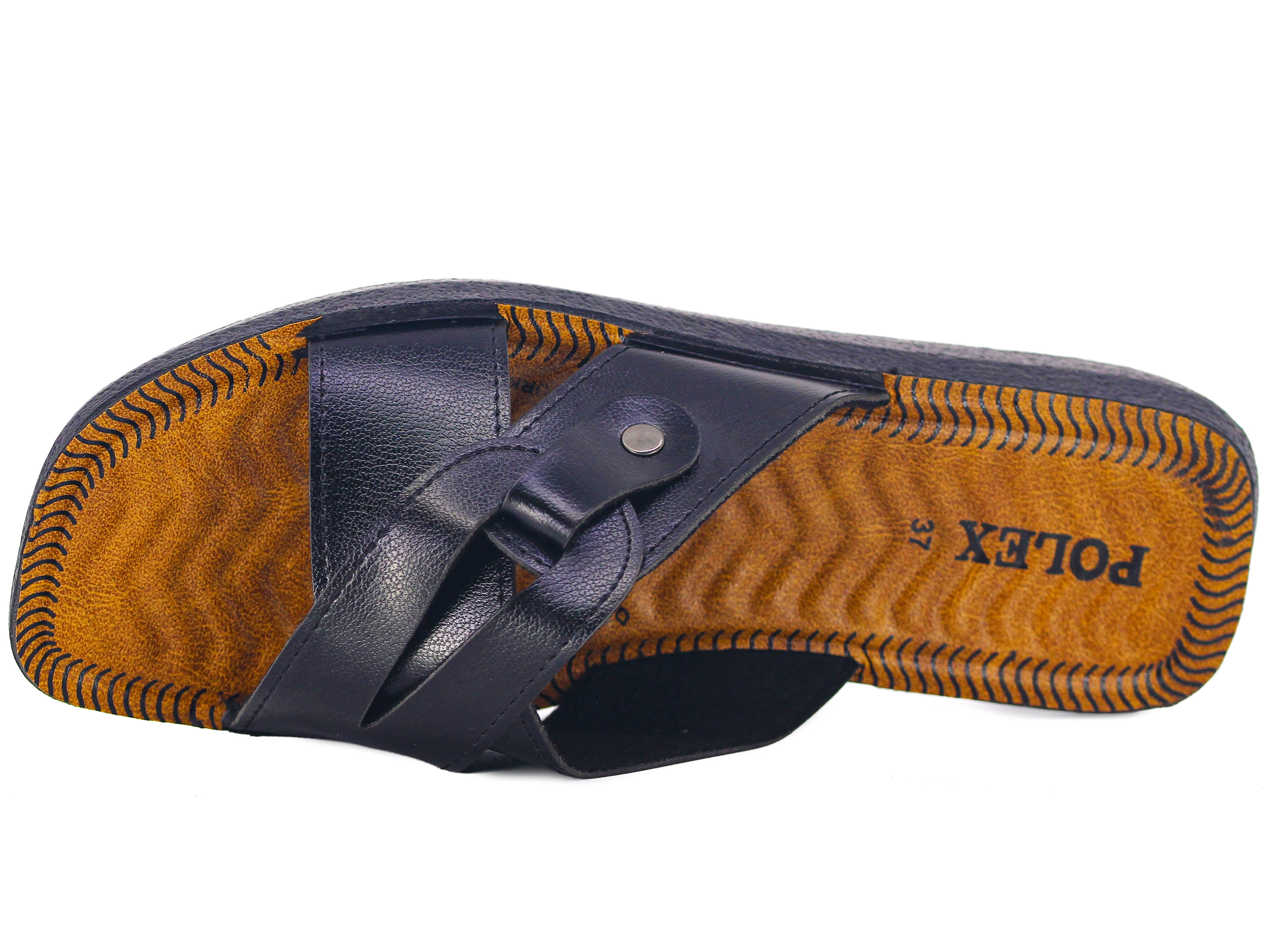 Polex Zenne 5806-C Geçmeli Köşeli Dalgalı Taban Günlük Terlik - 2