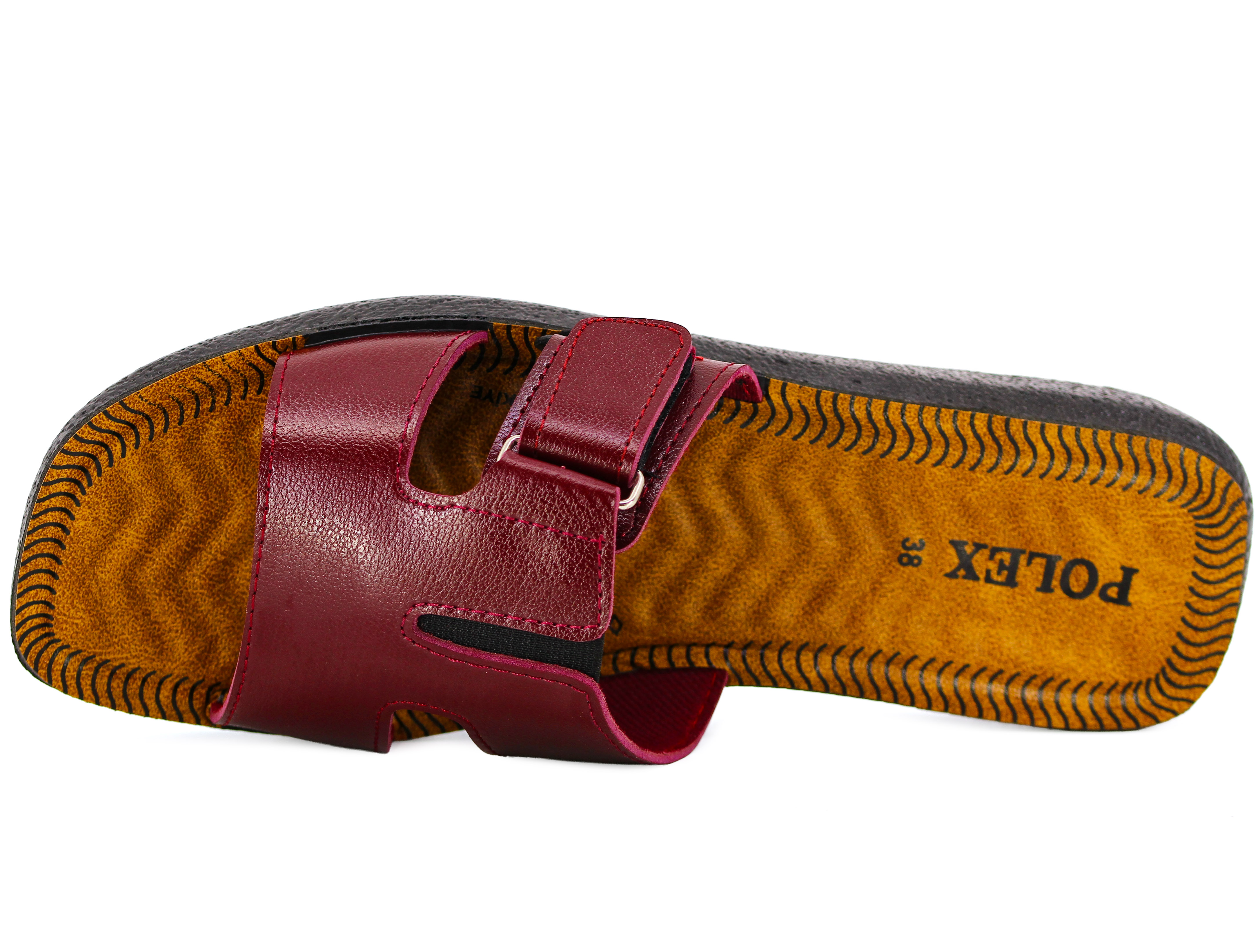 Polex Zenne 5801-C Cırtlı Lastikli Köşeli Dalgalı Taban Günlük Terlik - 2