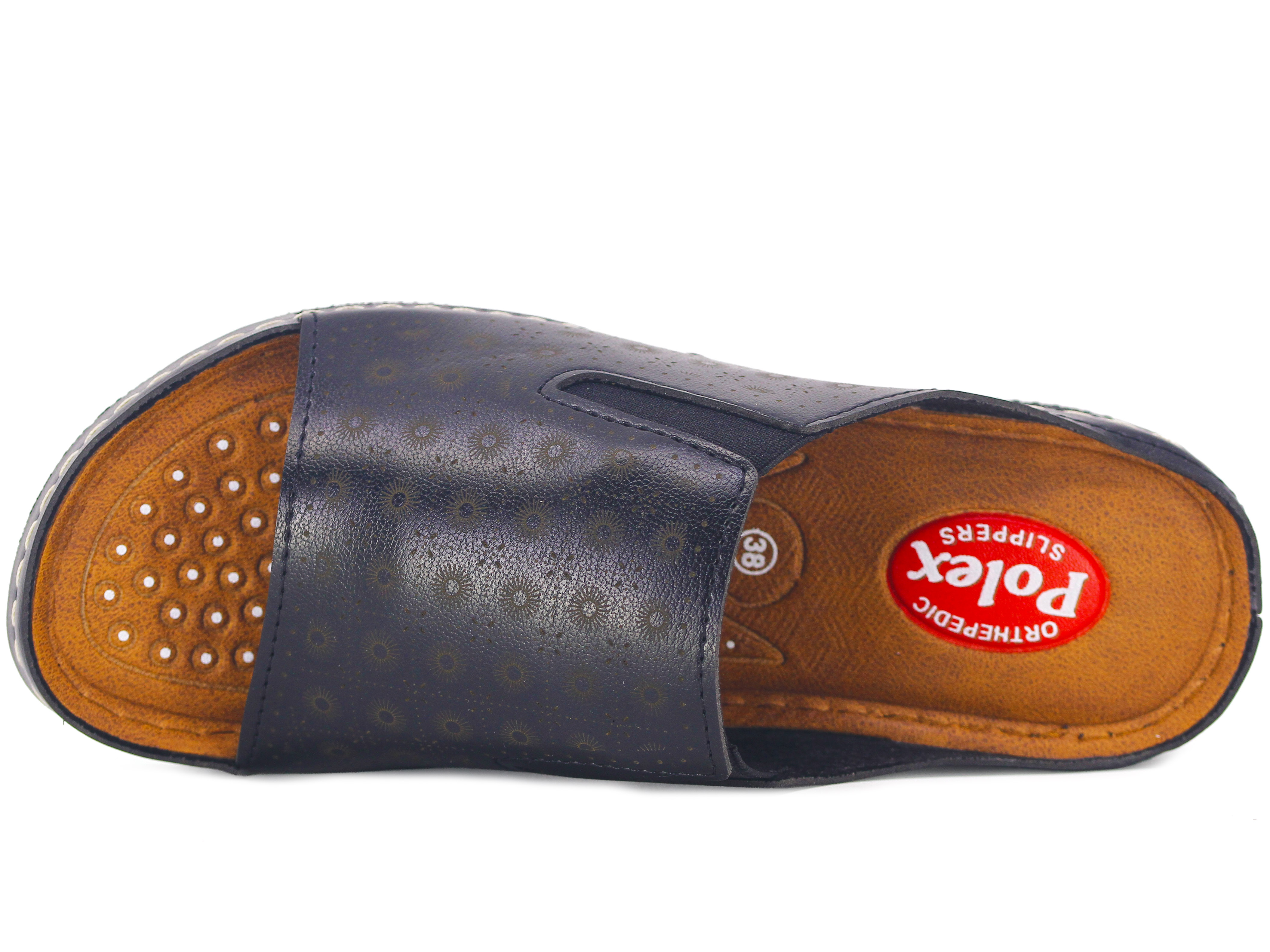 Polex Zenne 15169 Lazerli Lastikli Monta Günlük Terlik - 2