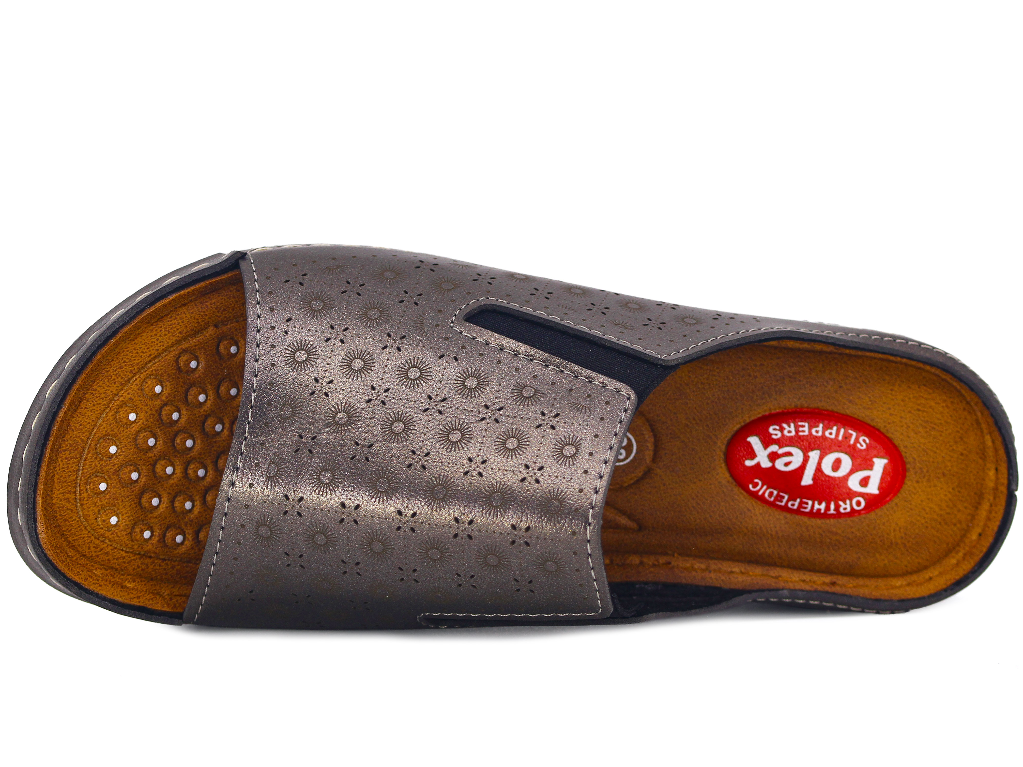 Polex Zenne 15169 Lazerli Lastikli Monta Günlük Terlik - 2