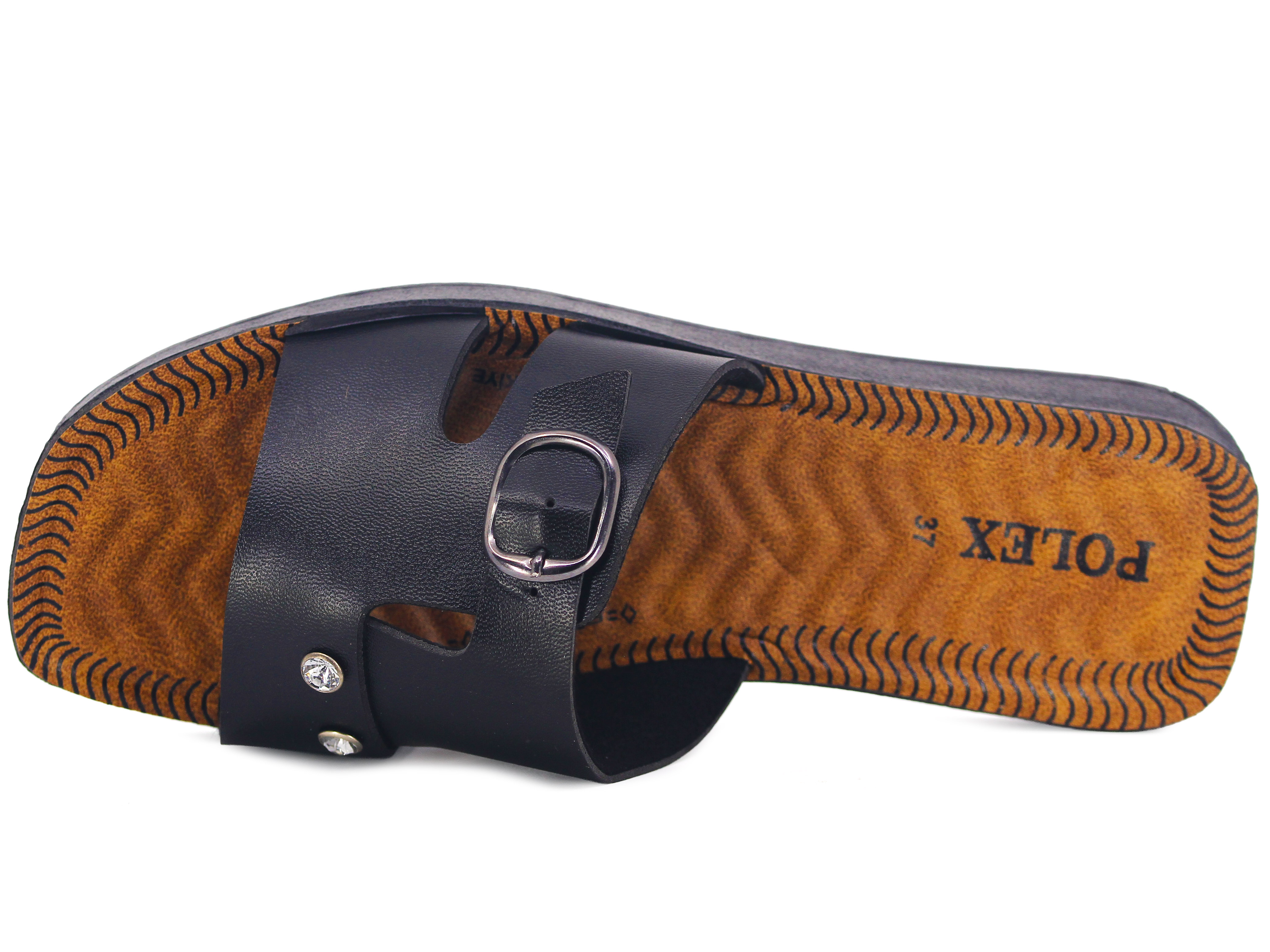 Polex Zenne 16009 Tek Toka Rivetli Köşe Taban Günlük Terlik - 2