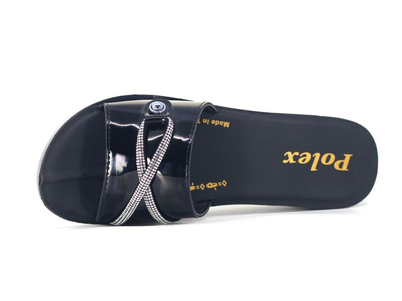 Polex Zenne Z449 Taşlı  Günlük Terlik - 2