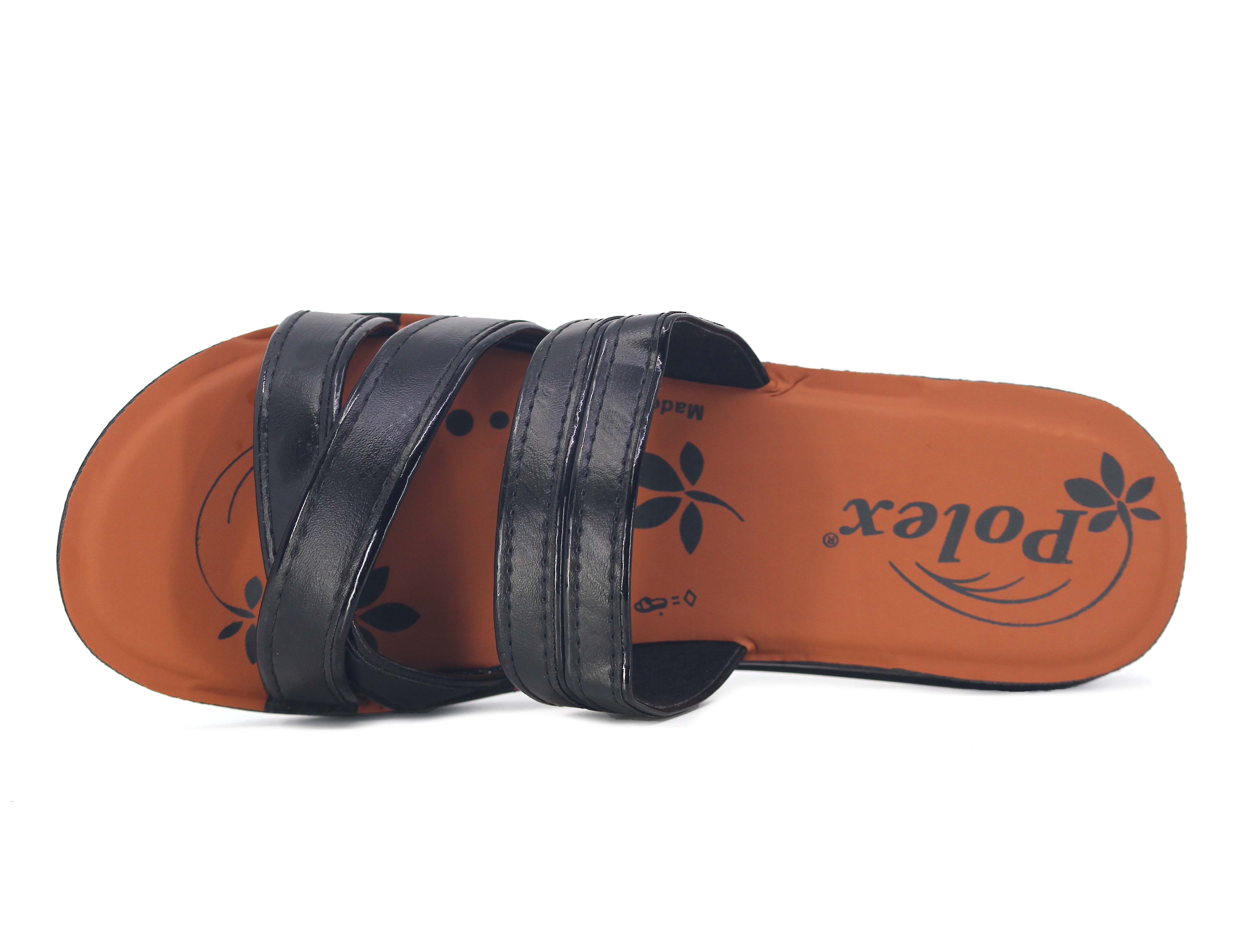 Polex Zenne Z335 Çapraz Düz Bantlı Günlük Terlik - 2