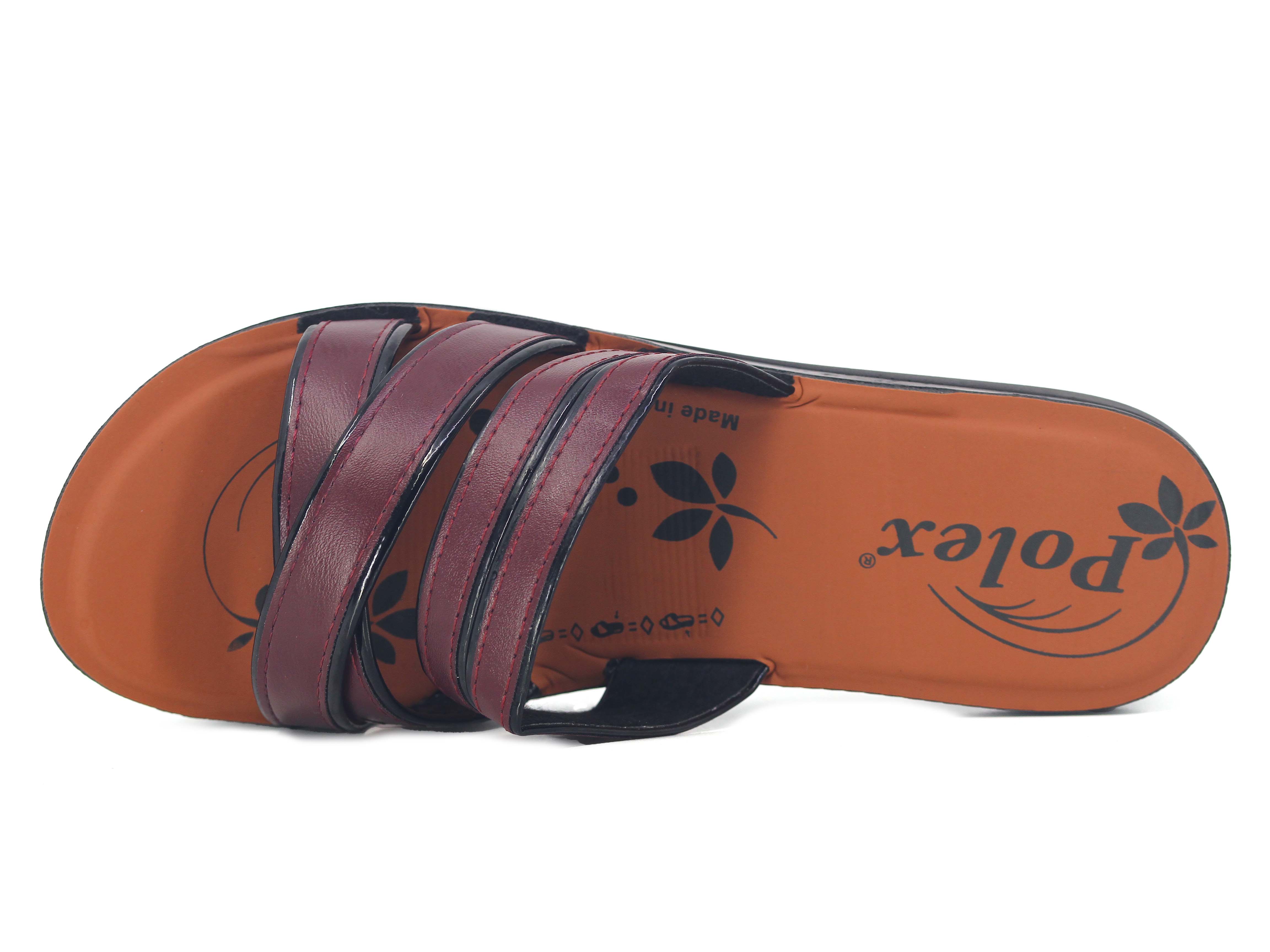 Polex Zenne Z335 Çapraz Düz Bantlı Günlük Terlik - 2