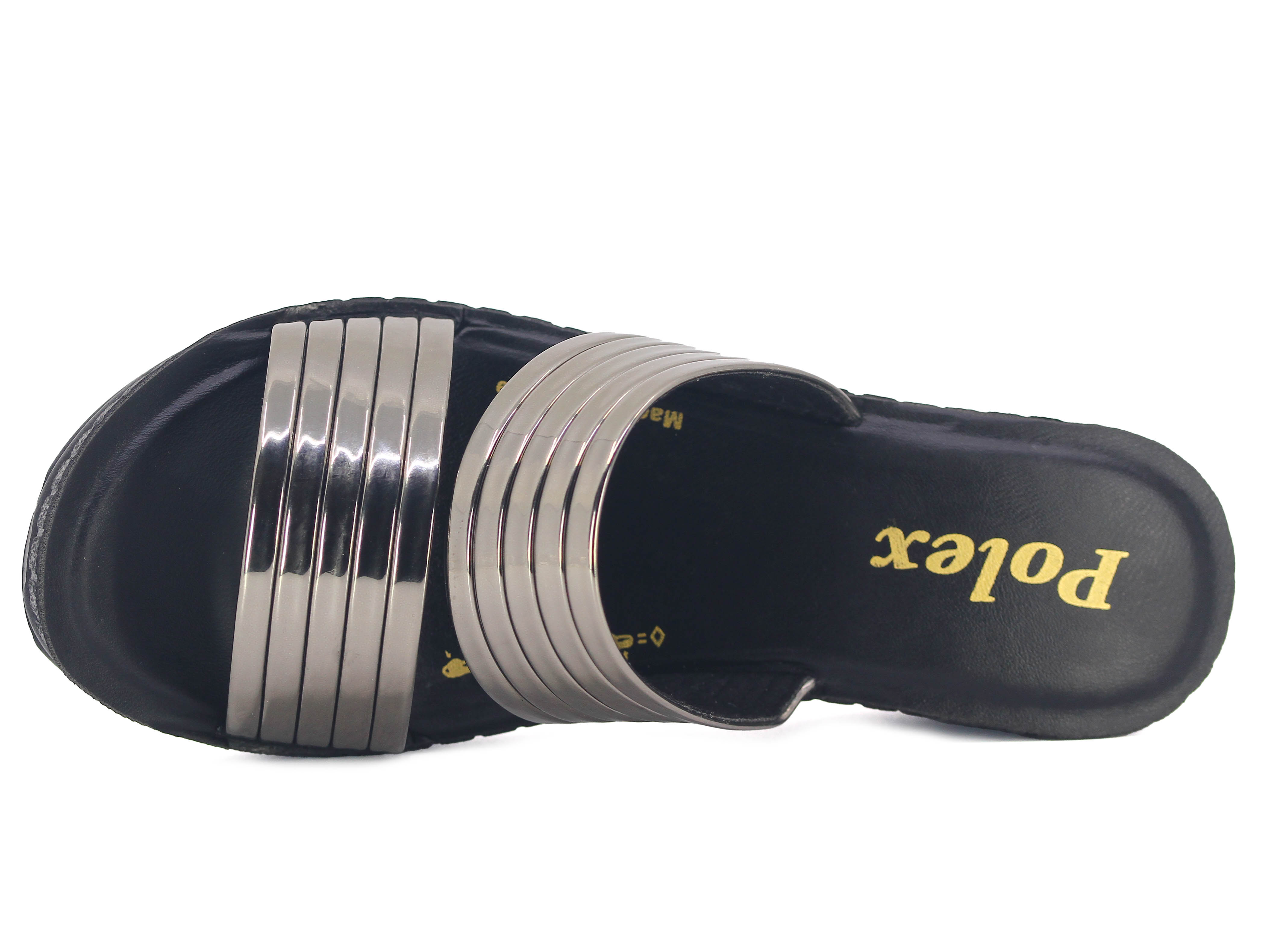 Polex Zenne Z546 Çift Ayrı Beşer Ayna Bantlı Günlük Terlik - 2