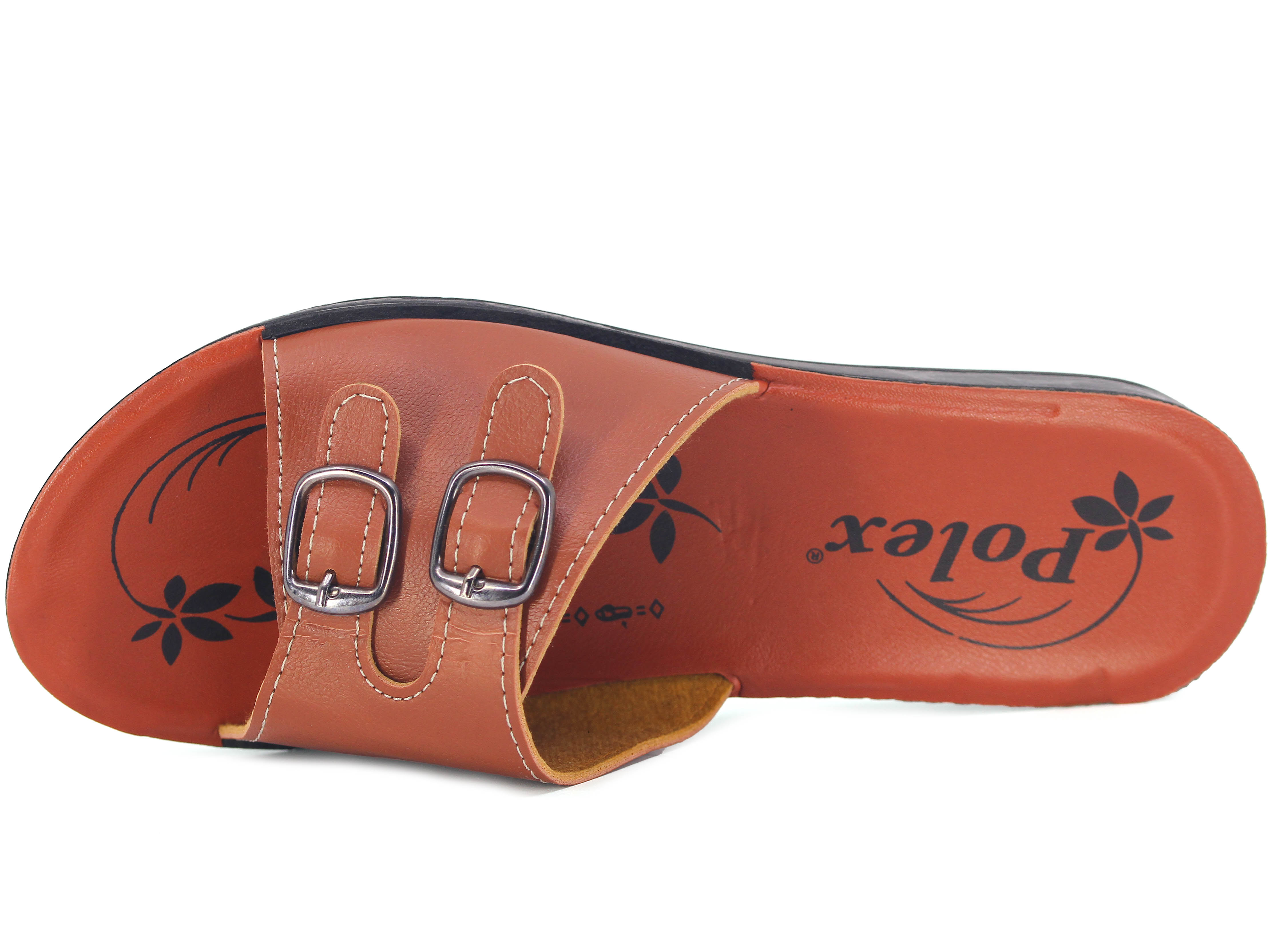 Polex Zenne N501-A28 Çift Toka Büyük Beden Günlük Terlik - 2