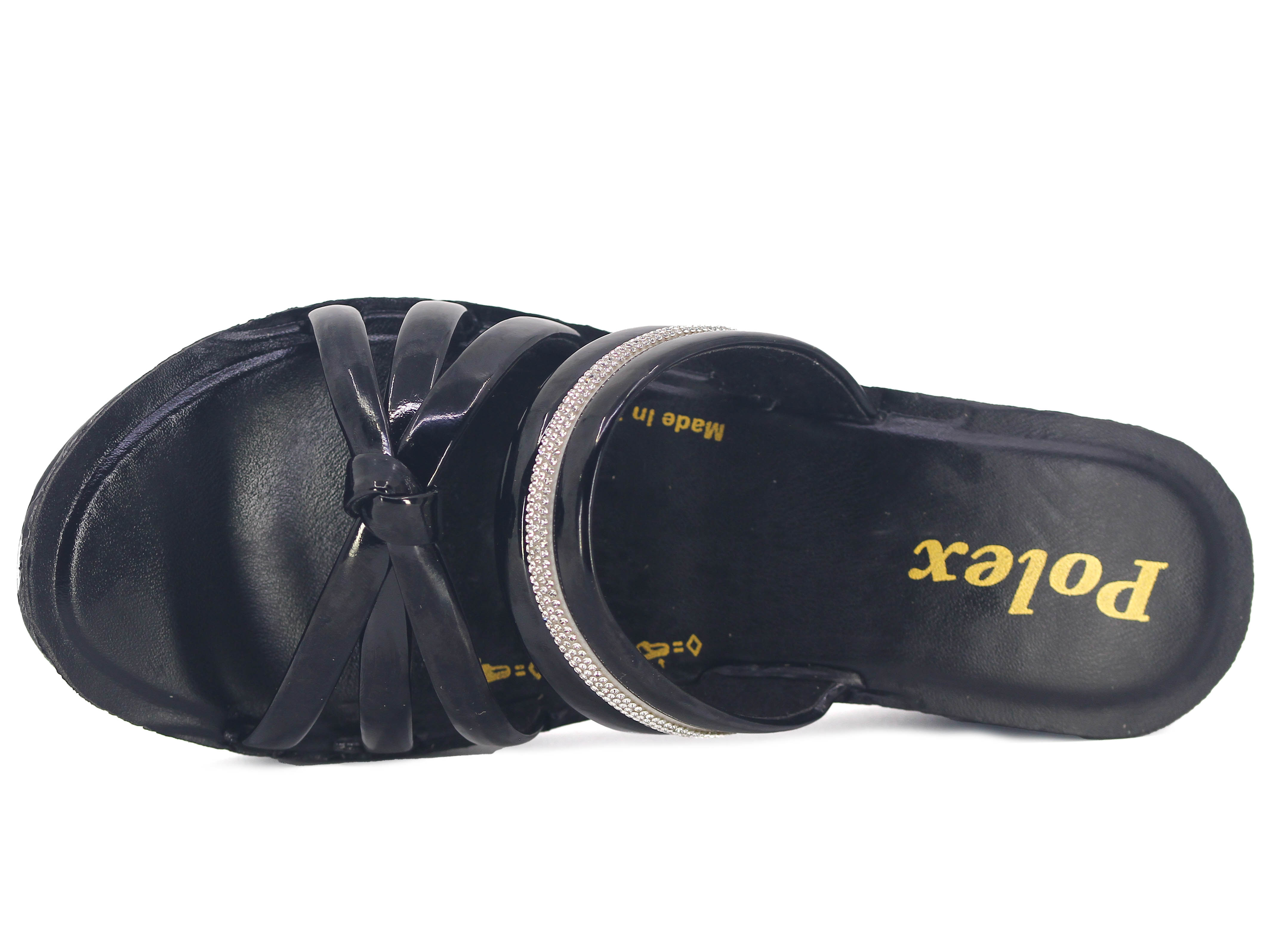 Polex Zenne Z543 Yüksek Taşlı Günlük Terlik - 2