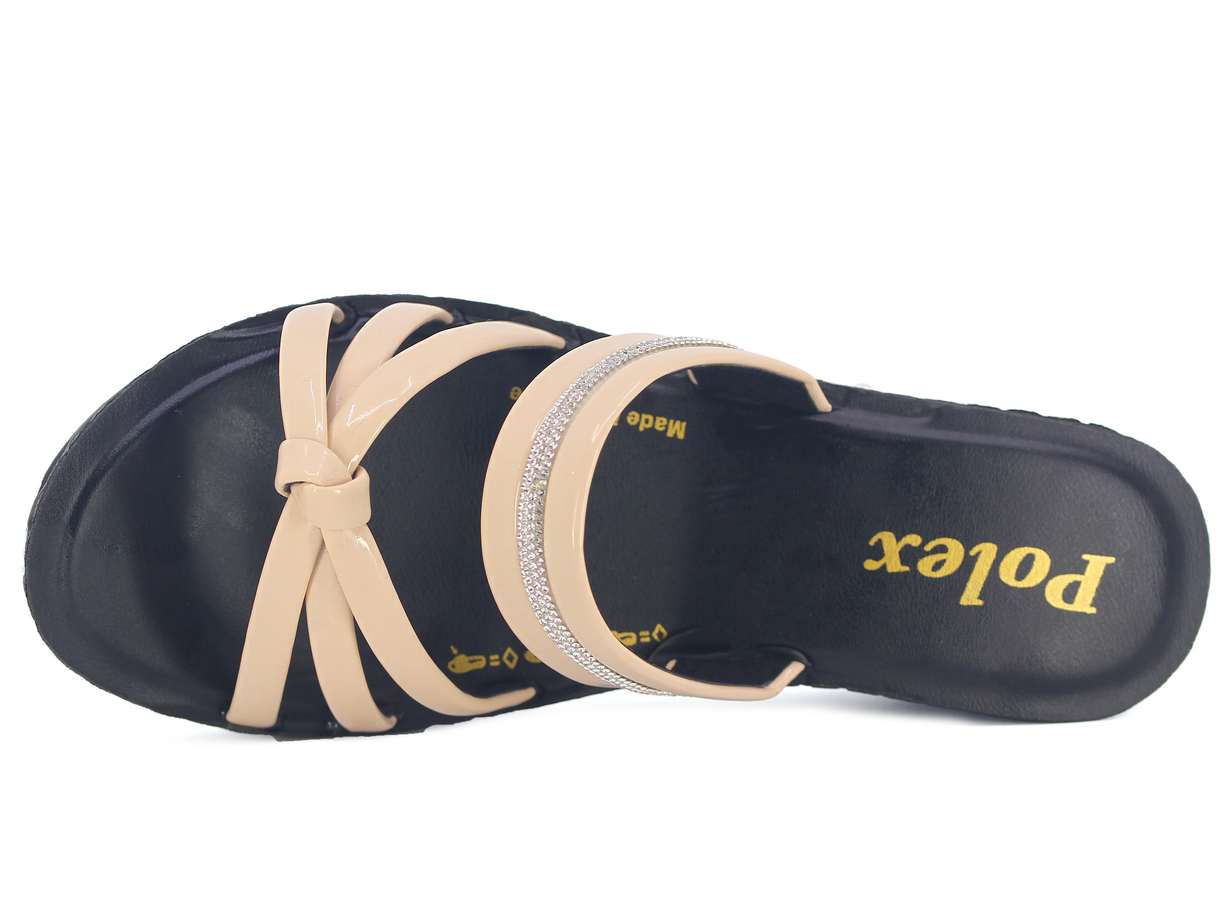 Polex Zenne Z543 Yüksek Taşlı Günlük Terlik - 2