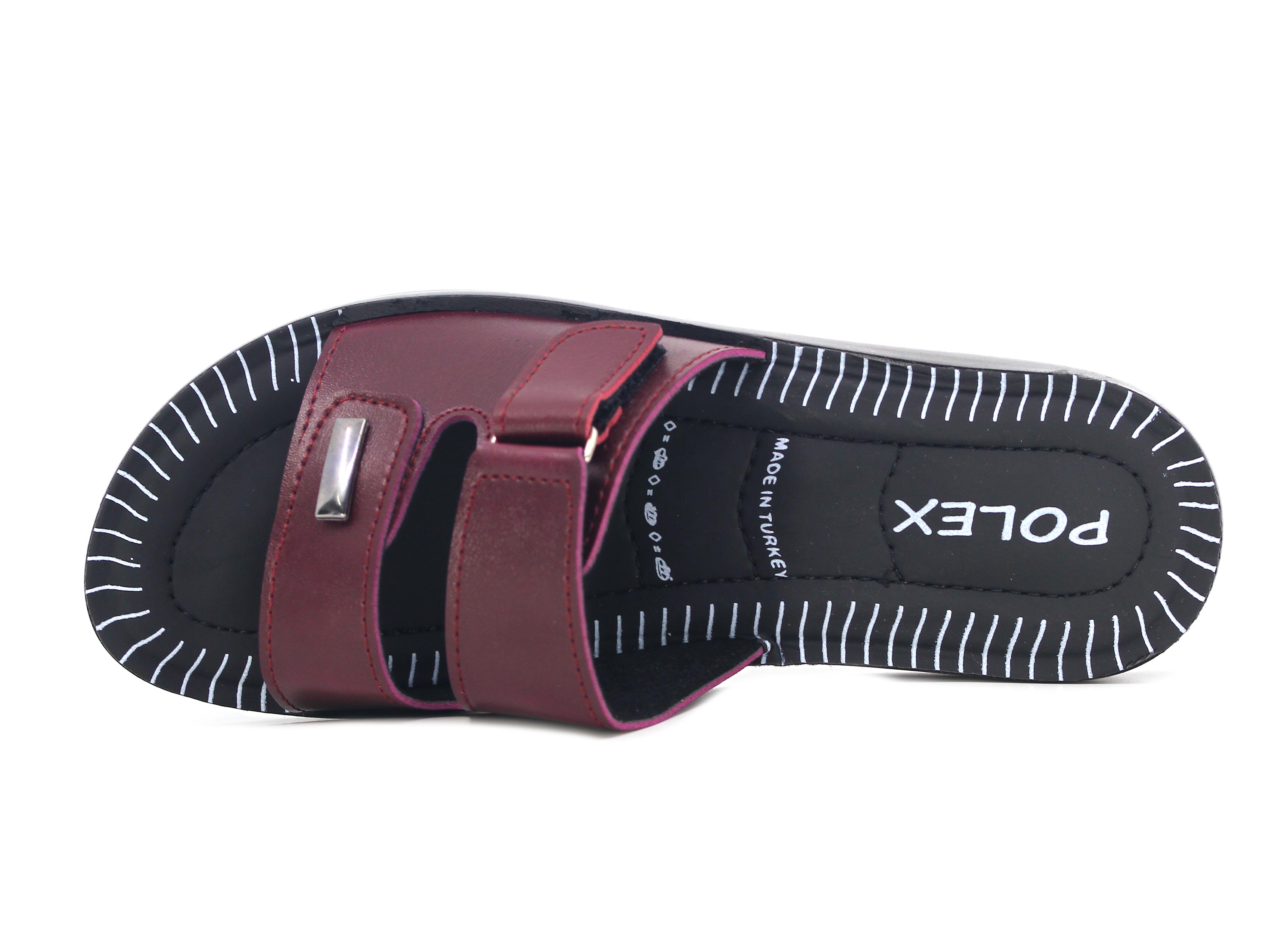 Polex Zenne 557 Çift Cırtlı Pedli Günlük Terlik - 2
