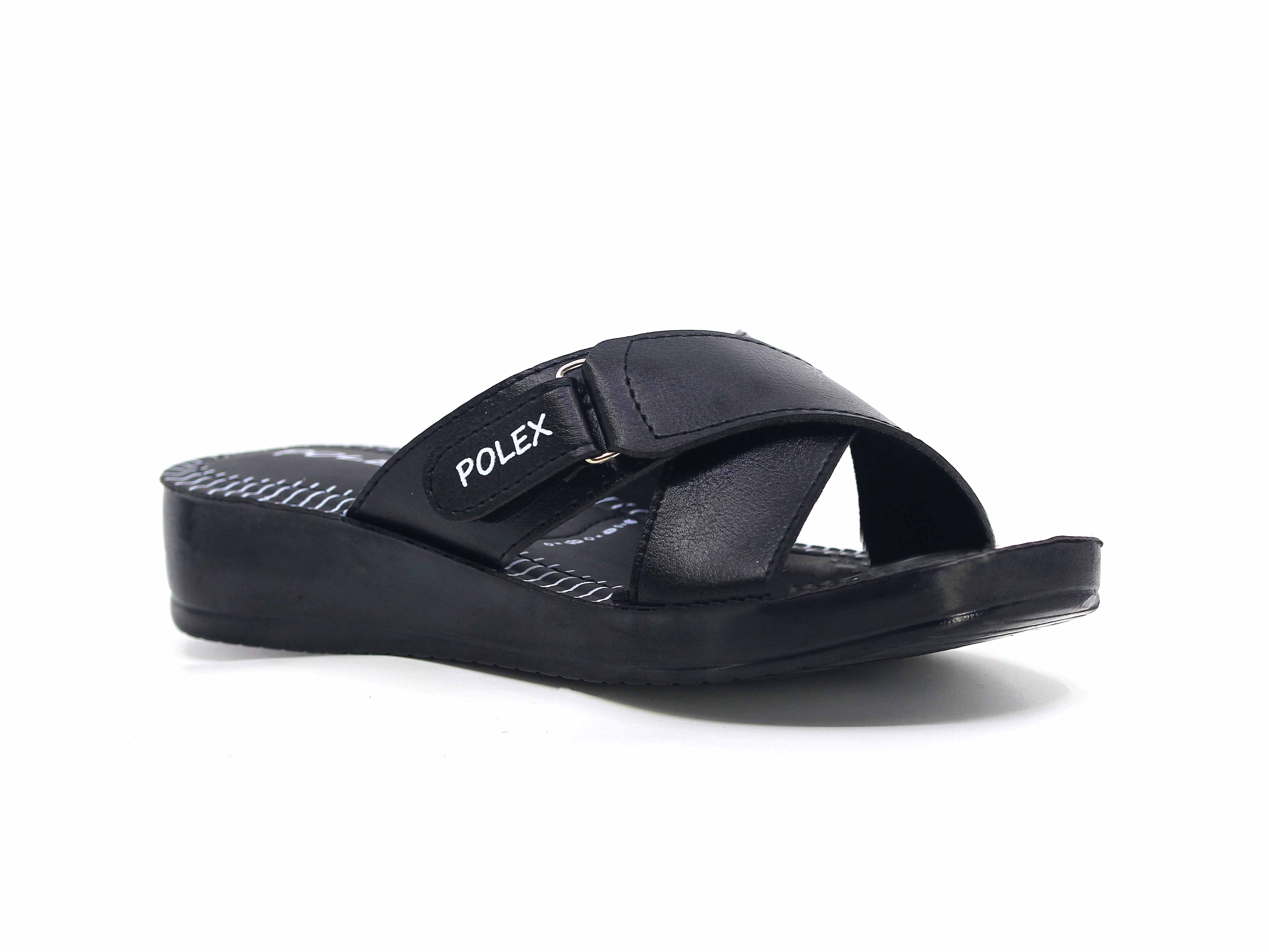 Polex Zenne 608 Çapraz Cırtlı Pedli Günlük Terlik - 1