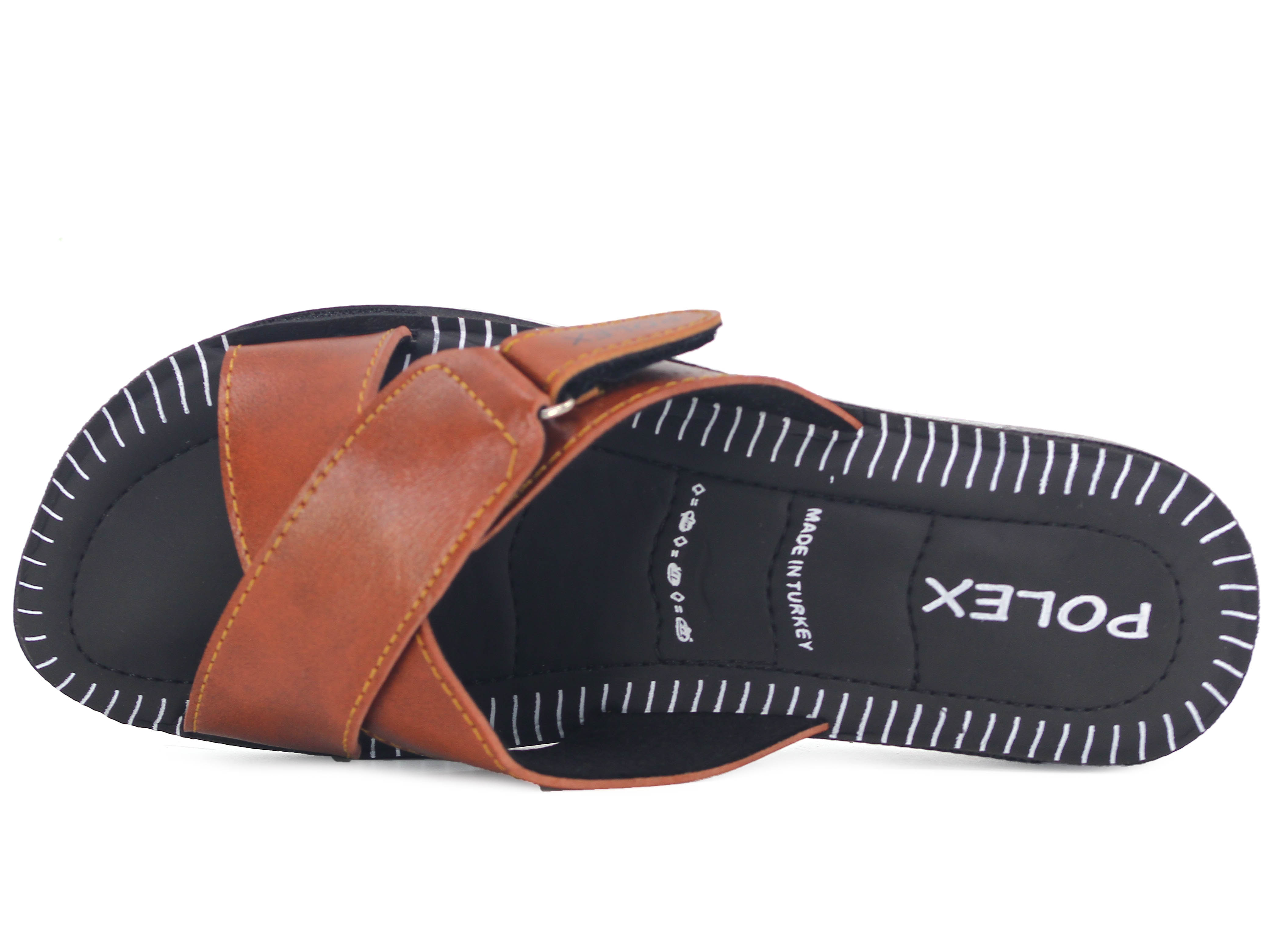 Polex Zenne 608 Çapraz Cırtlı Pedli Günlük Terlik - 2