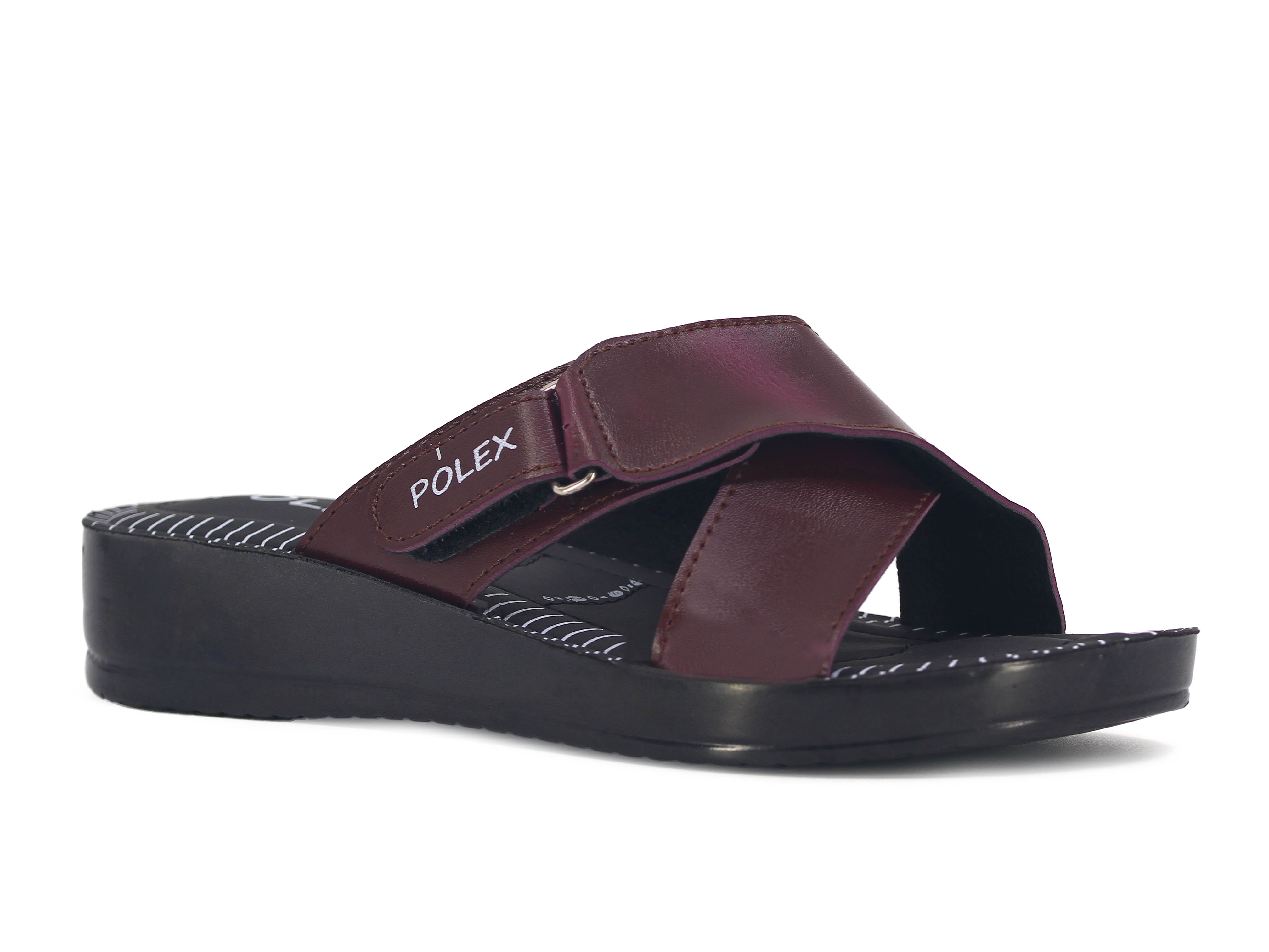 Polex Zenne 608 Çapraz Cırtlı Pedli Günlük Terlik - 1