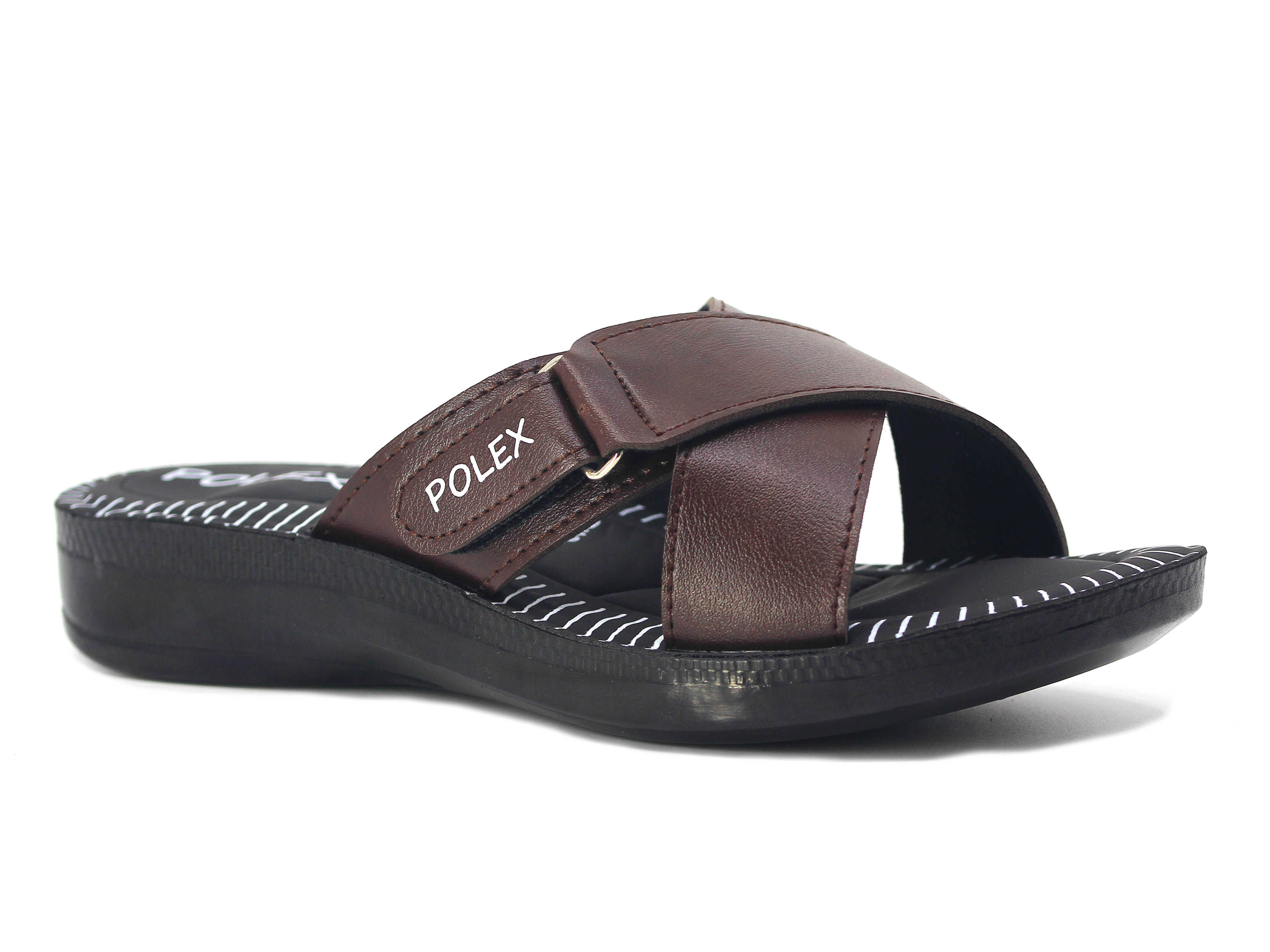 Polex Zenne 608 Çapraz Cırtlı Pedli Günlük Terlik