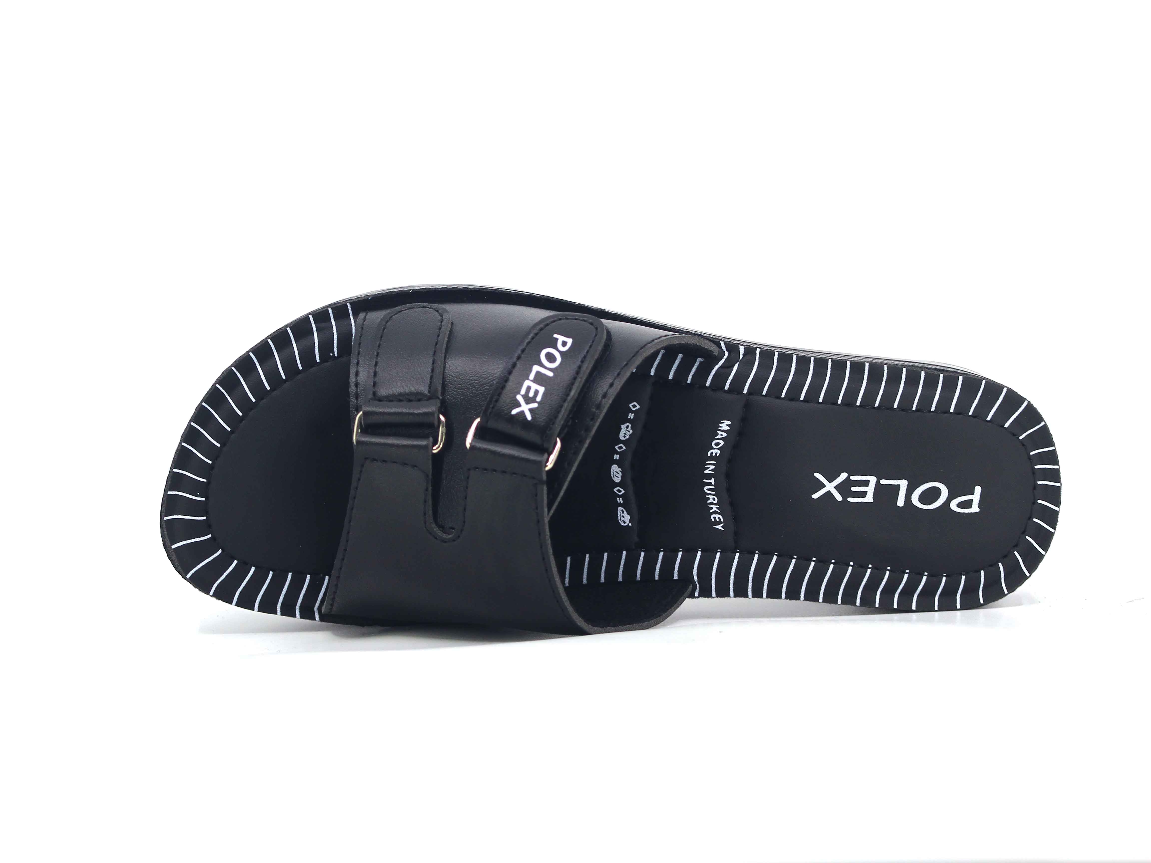 Polex Zenne 607 Çift Cırtlı Pedli Günlük Terlik - 2