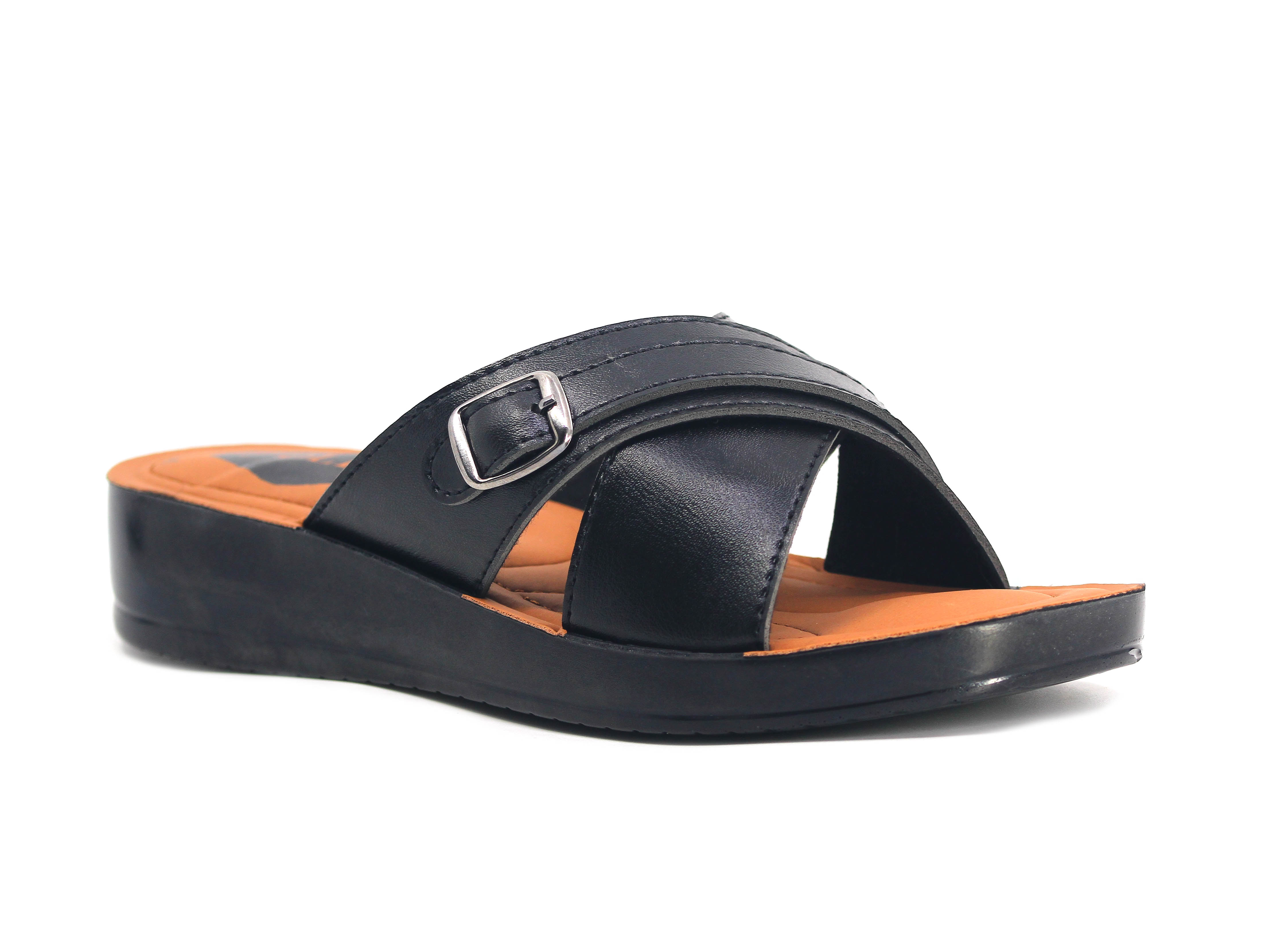 Polex Zenne 674 Çapraz Tokalı Pedli Günlük Terlik - 1
