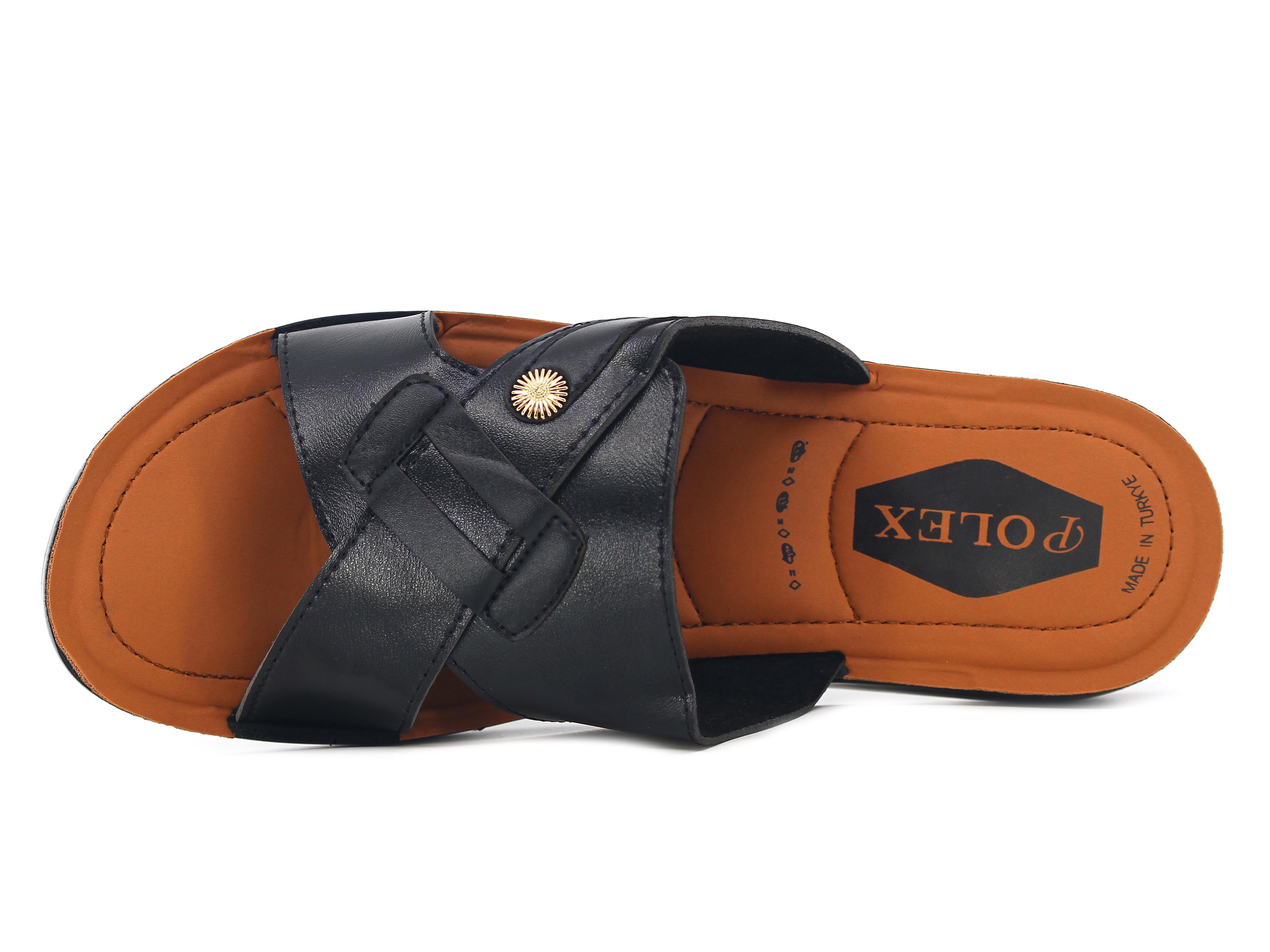Polex Zenne 675 Çapraz Geçmeli Pedli Günlük Terlik - 2