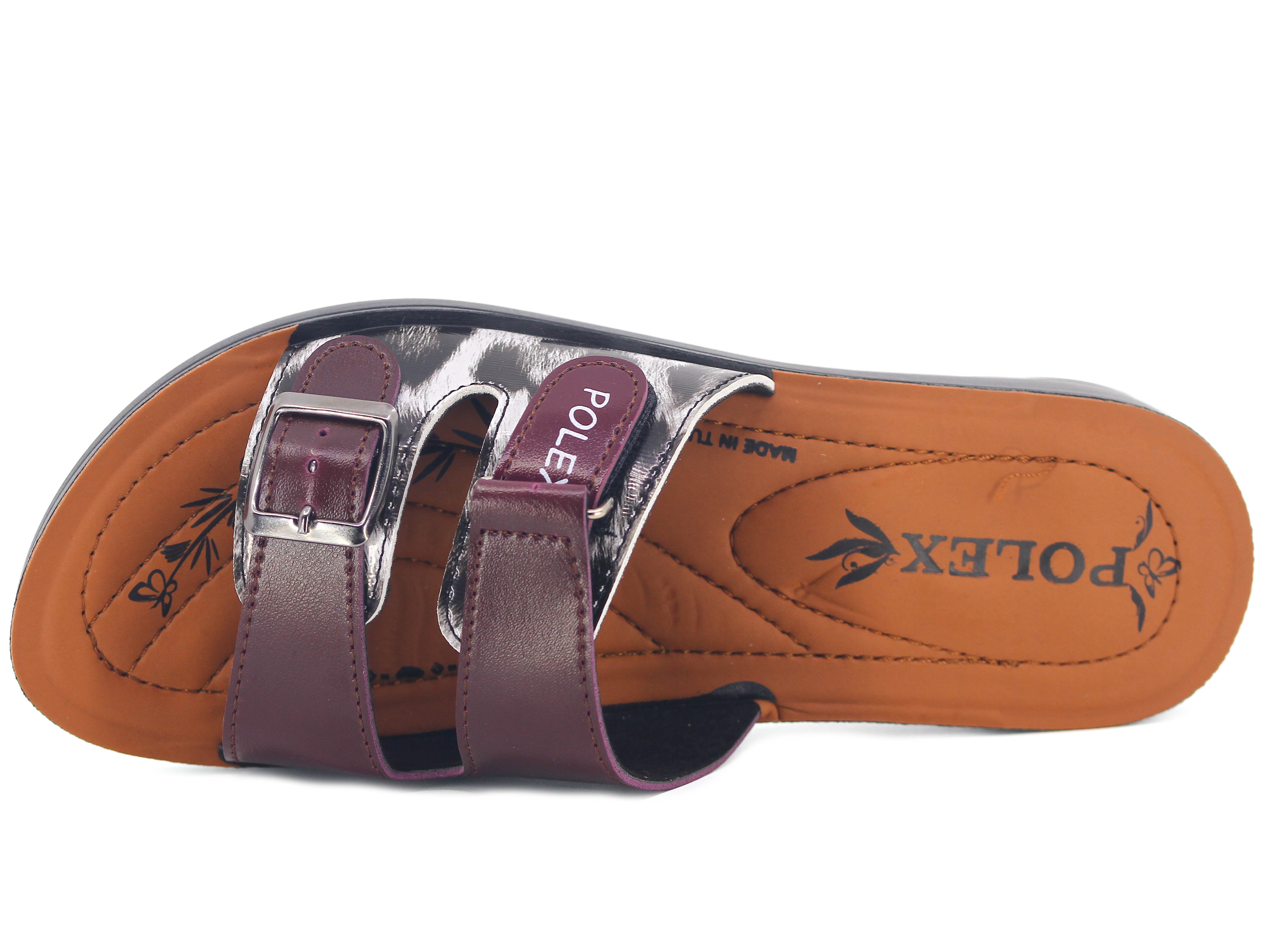 Polex Zenne 644 Cırtlı Leopar Pedli Desen Günlük Terlik - 2