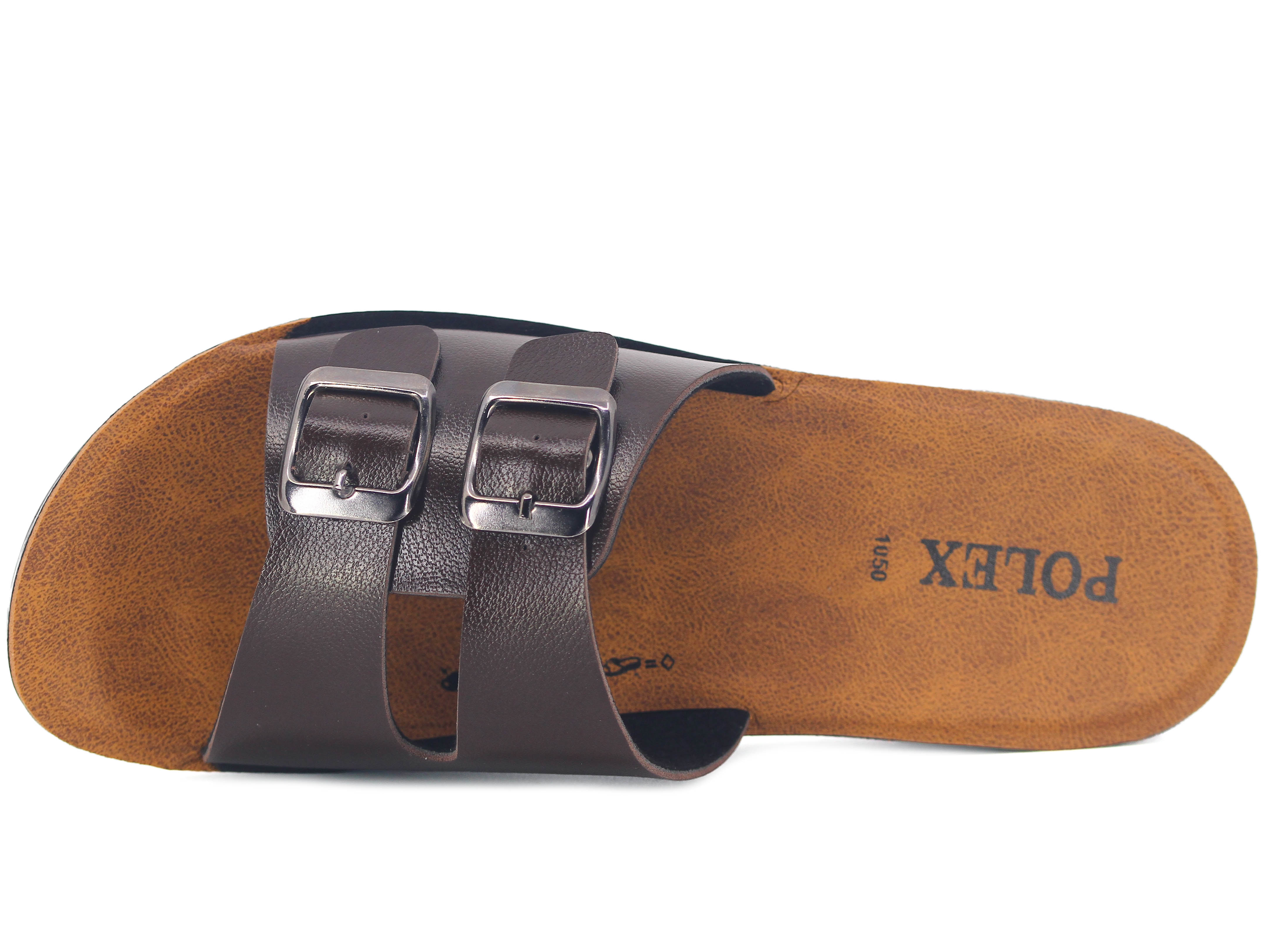 Polex Zenne 1054 Çift Toka Cilt Günlük Terlik - 2