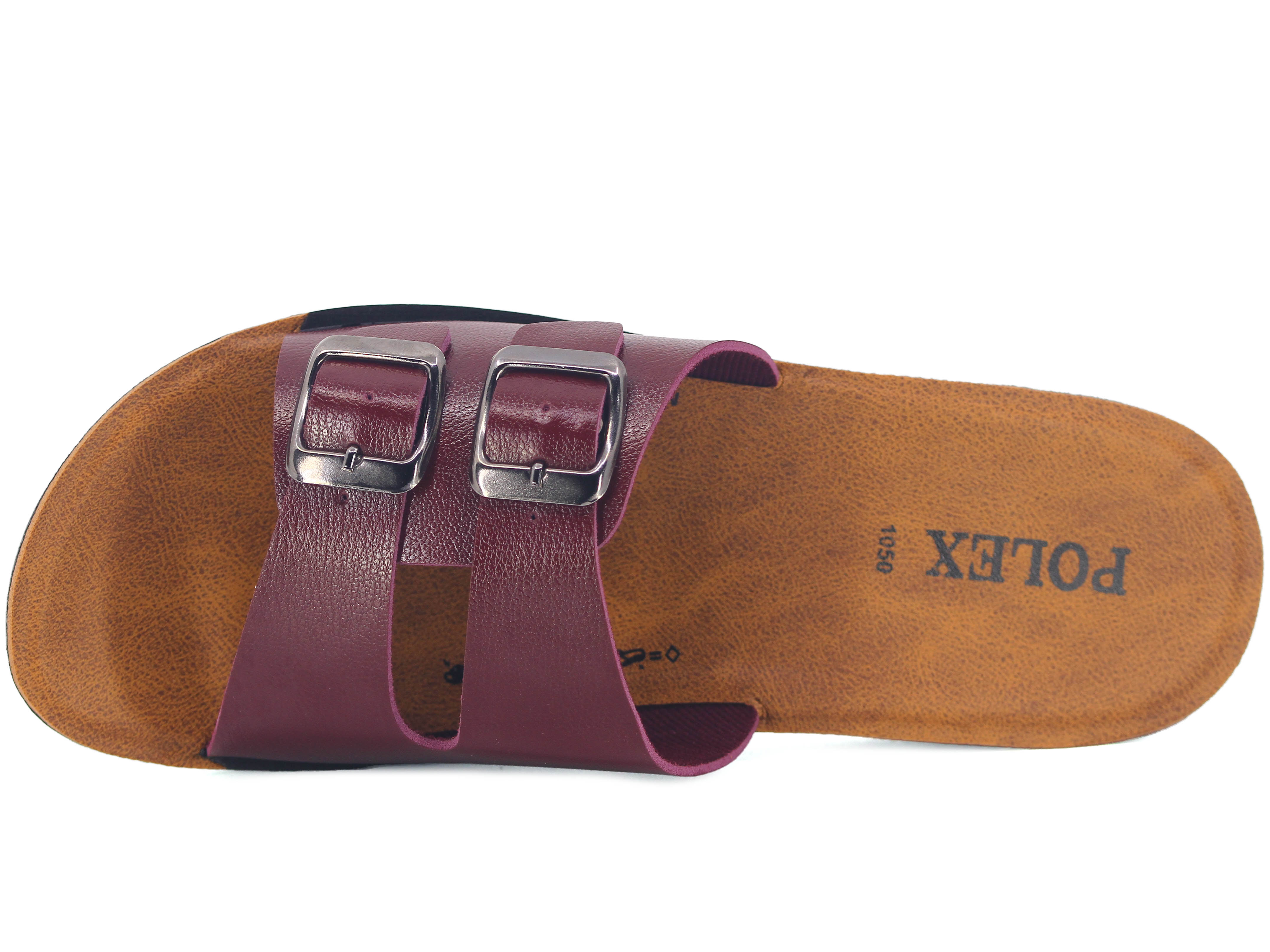 Polex Zenne 1054 Çift Toka Cilt Günlük Terlik - 2